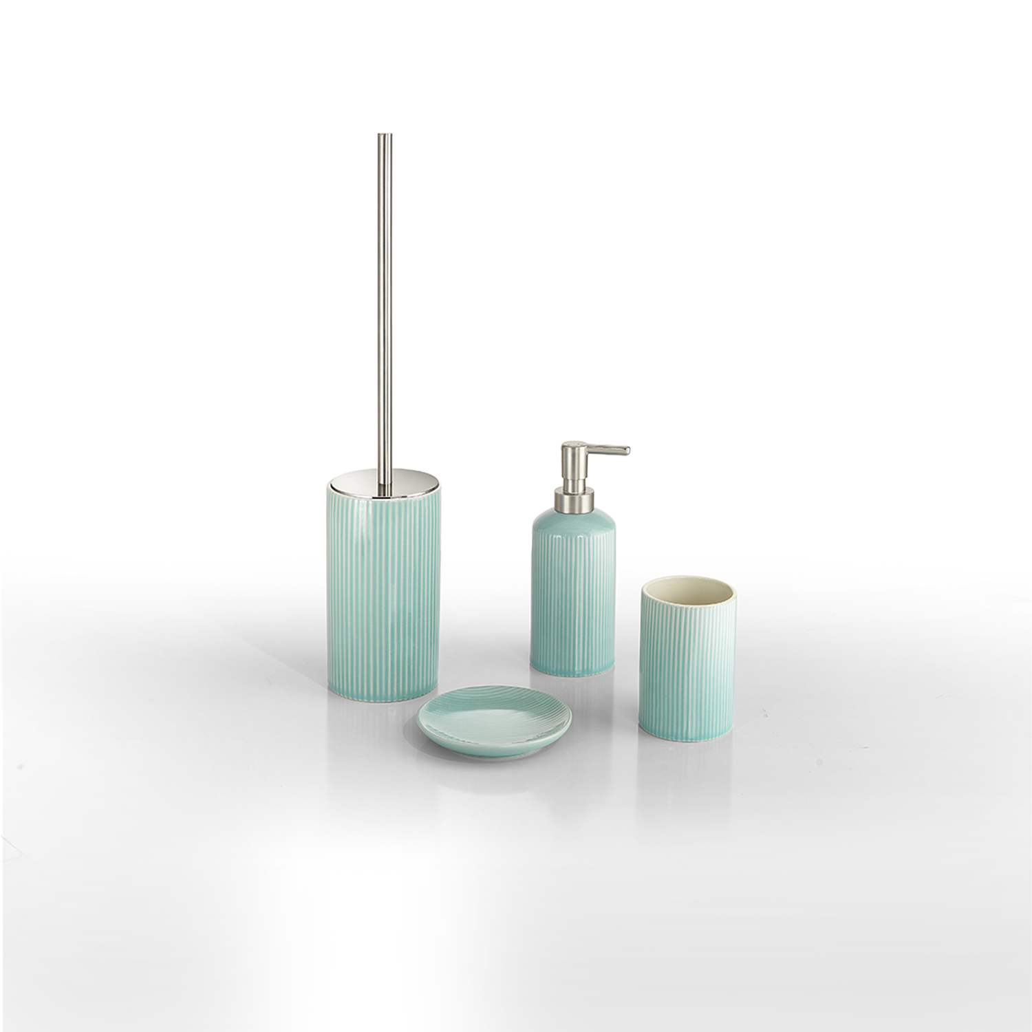 gedy-sabina-porte-savon-aigue-marine-poser image 5