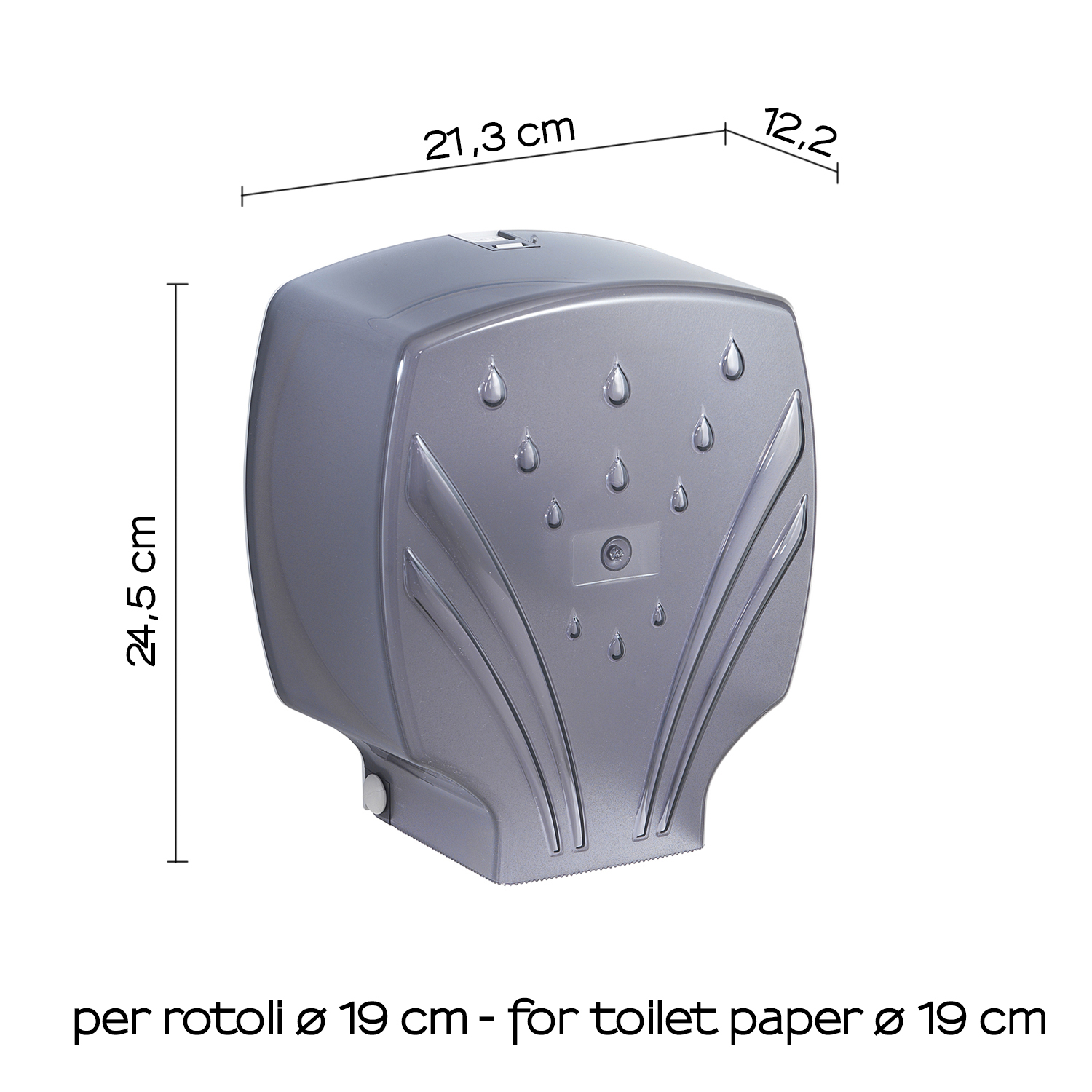 gedy-contract-club-distributeur-papier-anthracite image 2