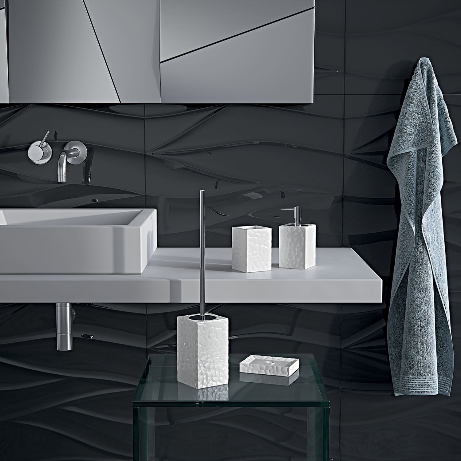gedy-new-martina-distributeur-de-savon-blanc image 3