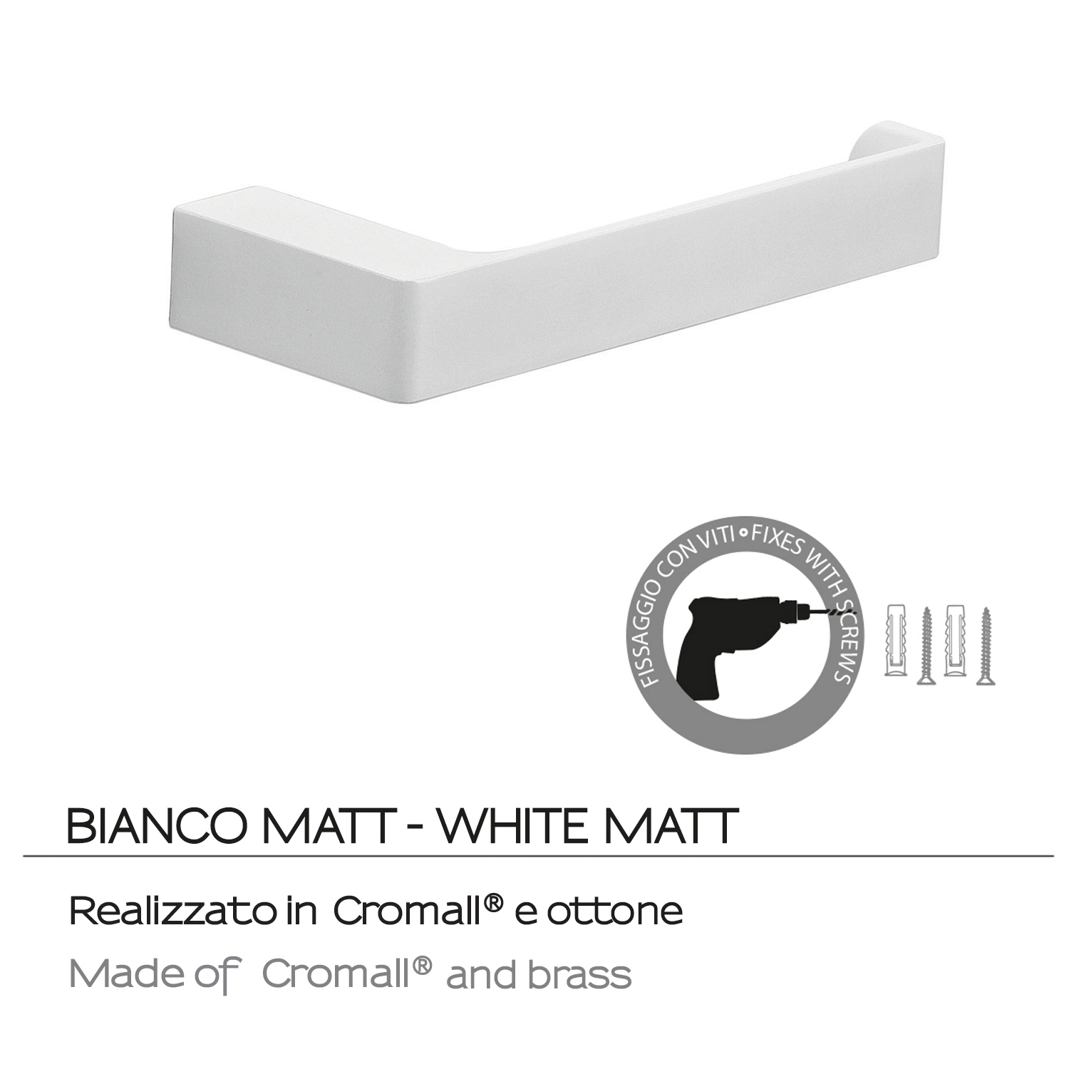 gedy-pirenei-porte-rouleau-wc-blanc-mat-mural image 3