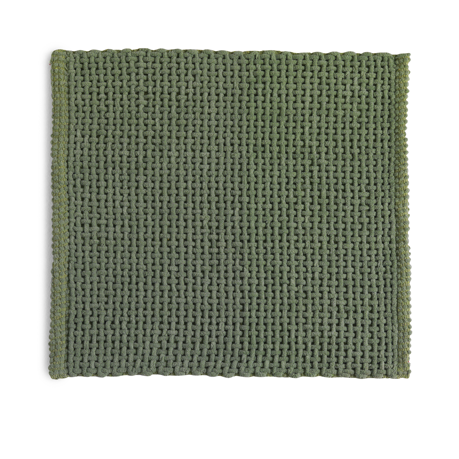 gedy-knot-tapis-de-bain-50x50-cm-vert image 1