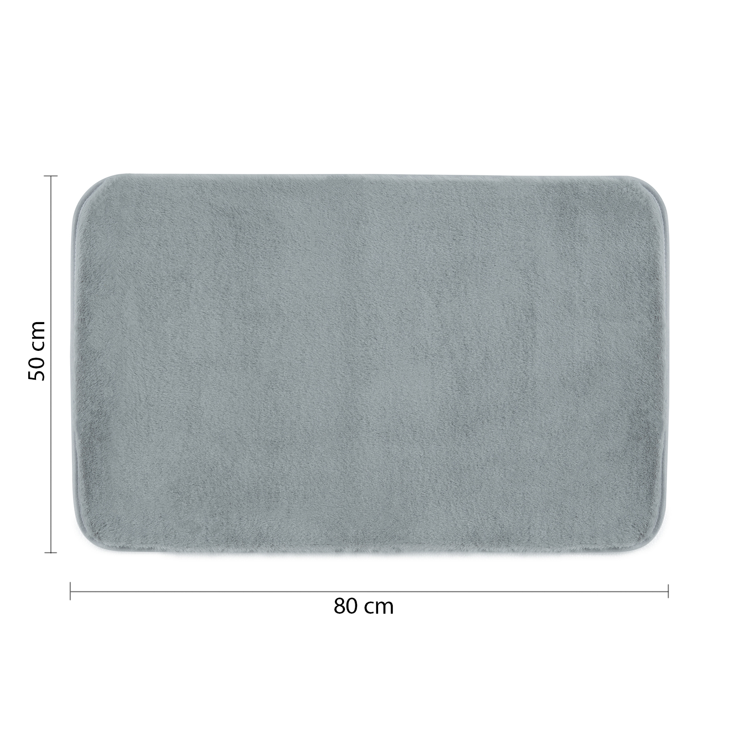 gedy-fuzzy-tapis-de-bain-50x80-bleu-clair-poudre image 2