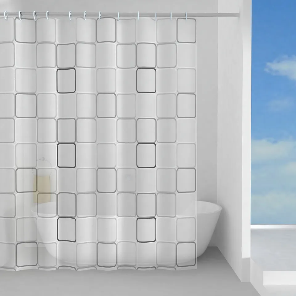 gedy-domino-rideau-de-douche-180x200-cm-gris image 1