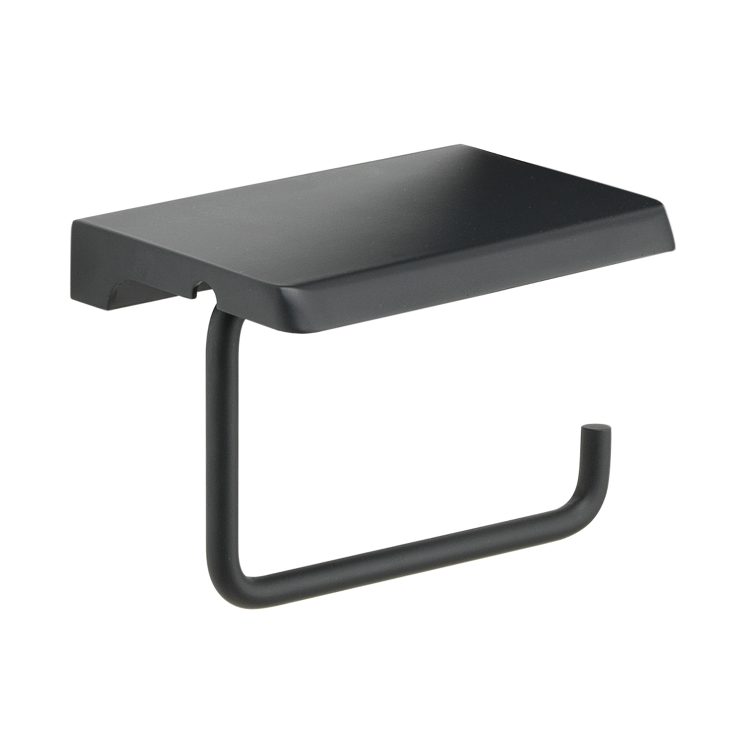 gedy-porte-rouleau-papier-toilette-noir-mat-couvercle image 4