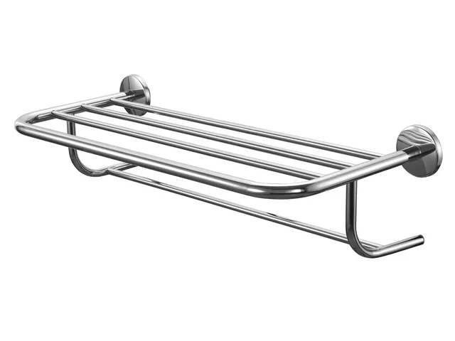 bisk-chroma-porte-serviettes-barre-chrome image 1