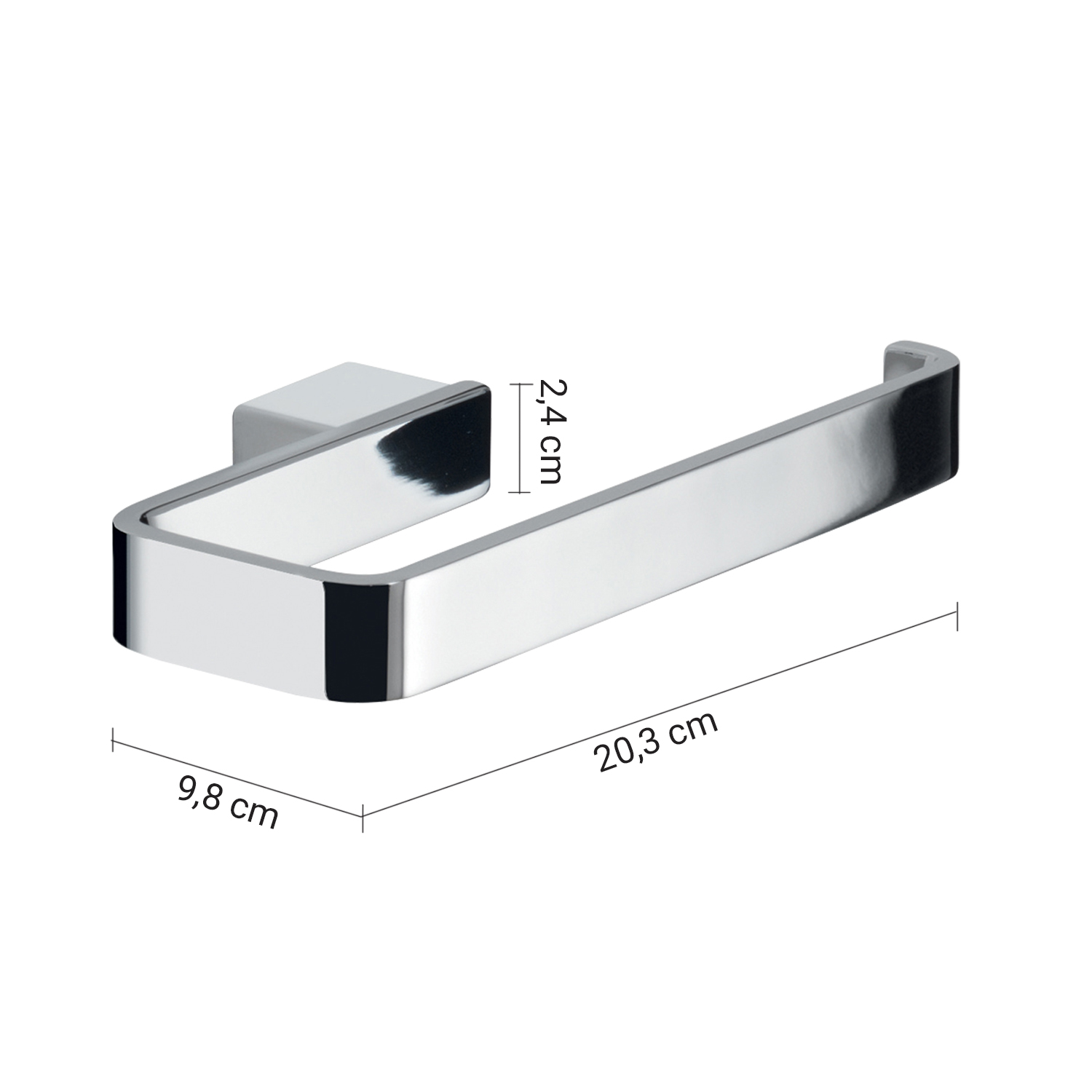 gedy-lounge-anneau-serviette-chrome image 2