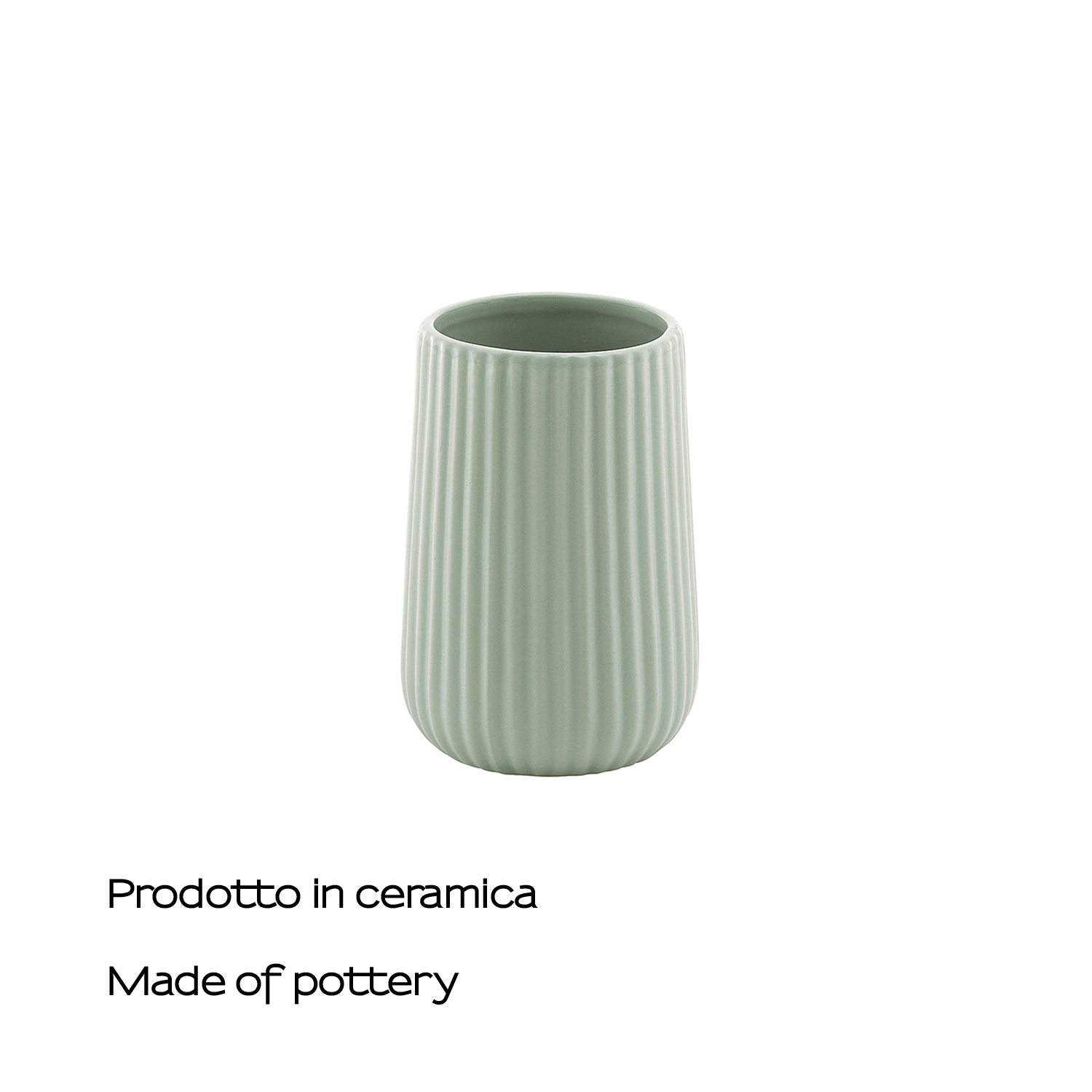 gedy-marika-gobelet-porte-brosse-vert-sauge image 4