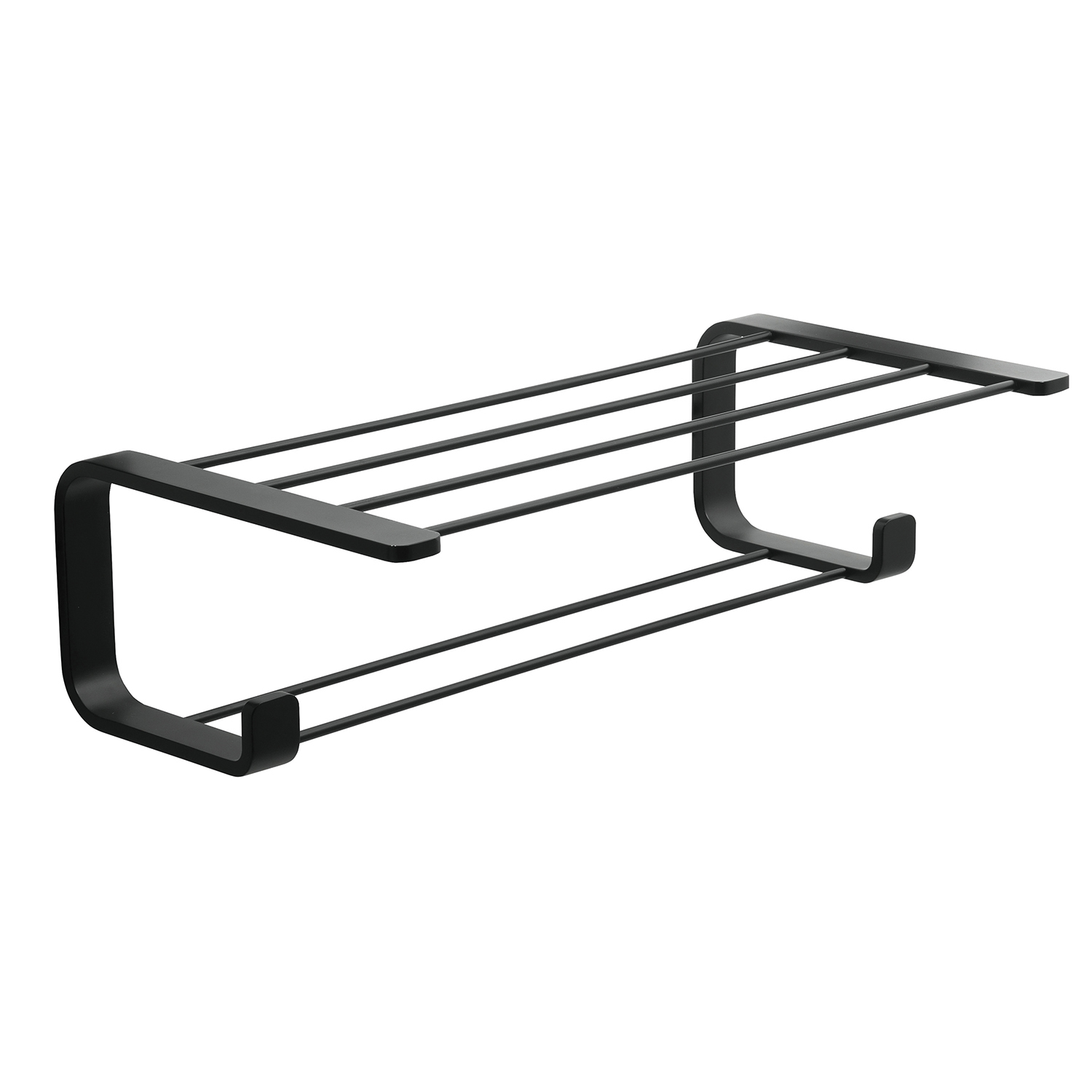 gedy-outline-tag-re-double-porte-serviettes-noir-mat-2 image 1