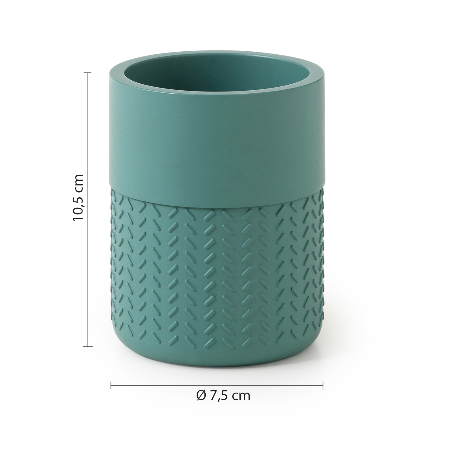 gedy-thea-porte-brosse-dents-naturel-vert image 2