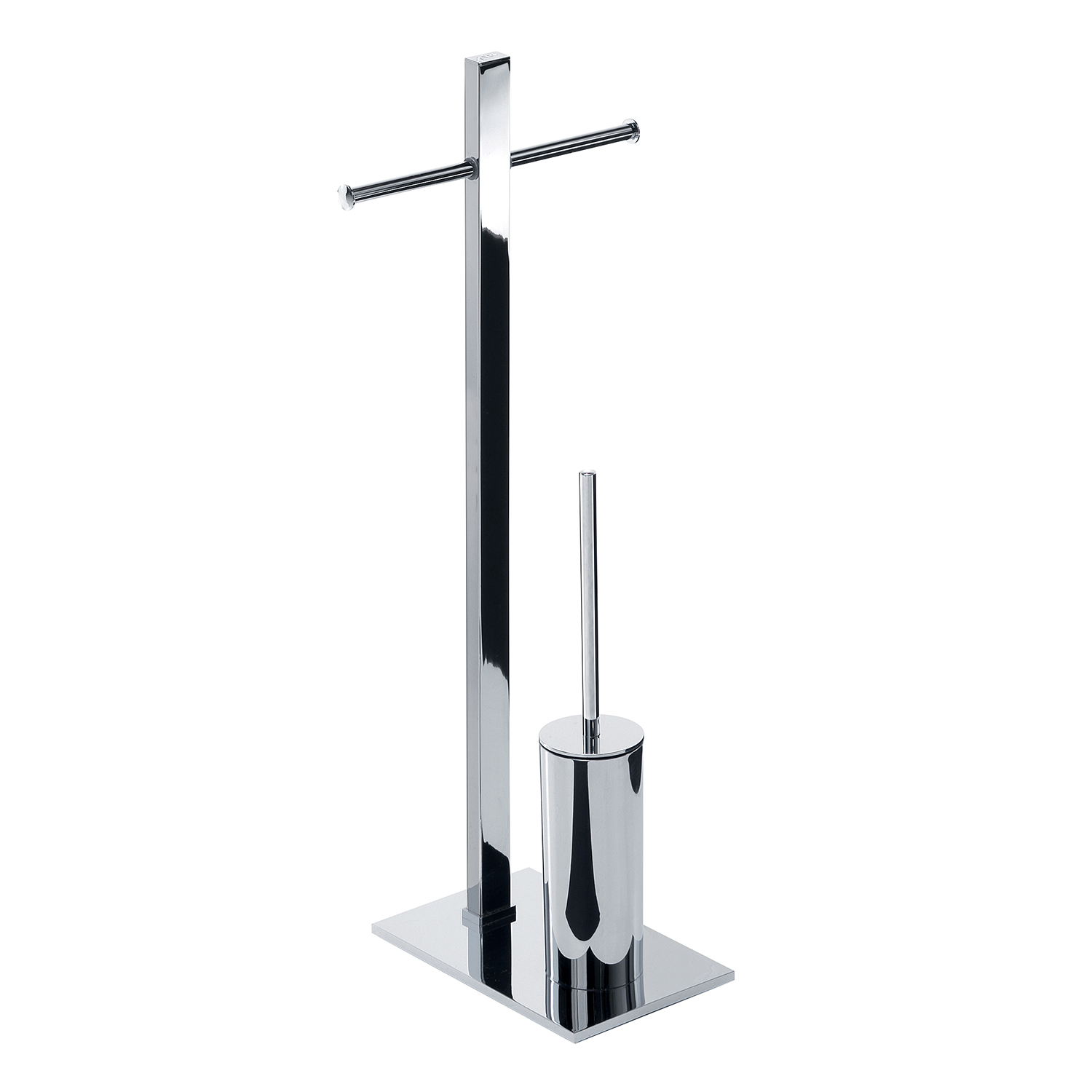 gedy-tobia-ensemble-wc-chrome-porte-papier-brosse image 1