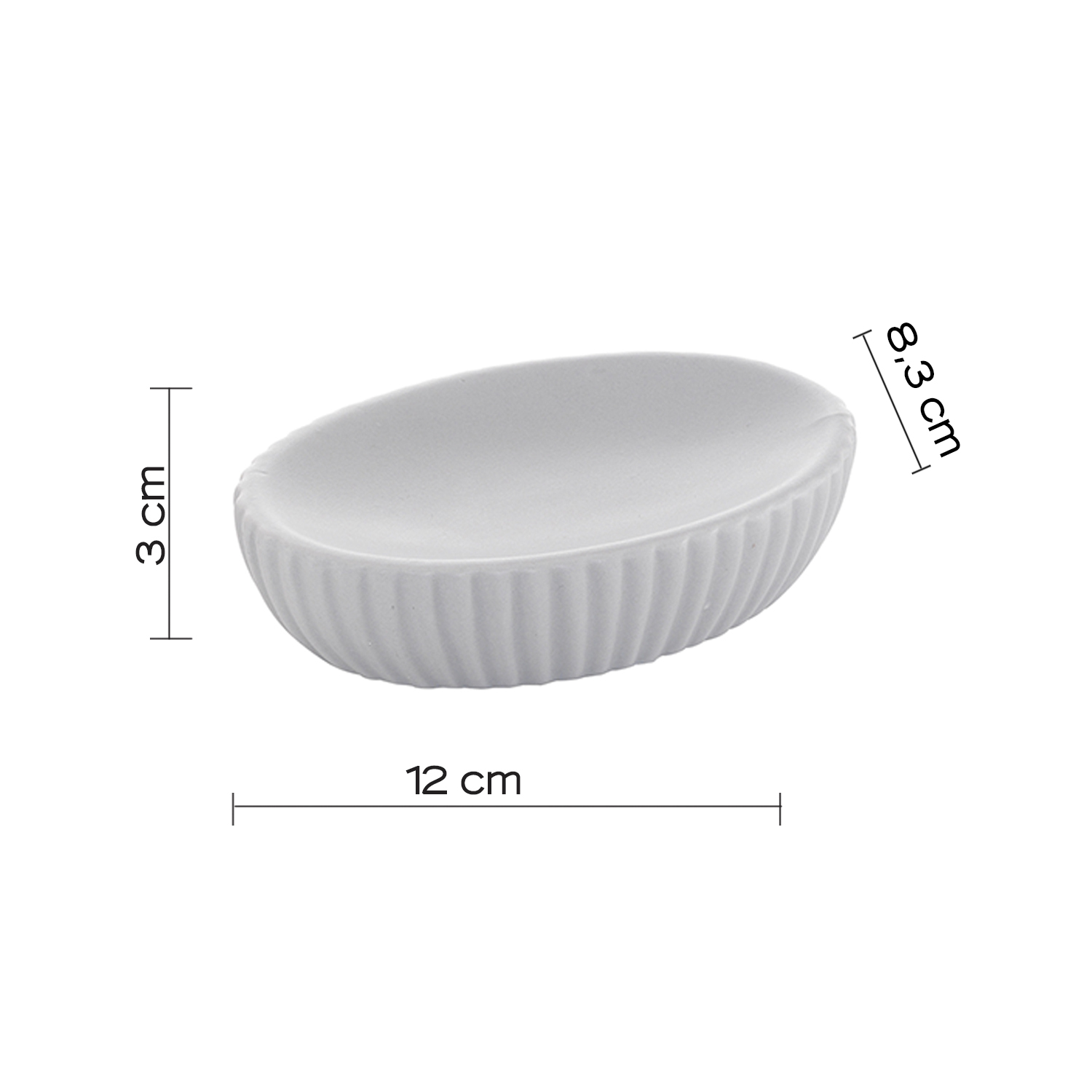 gedy-marika-porte-savon-gris-plastique image 2