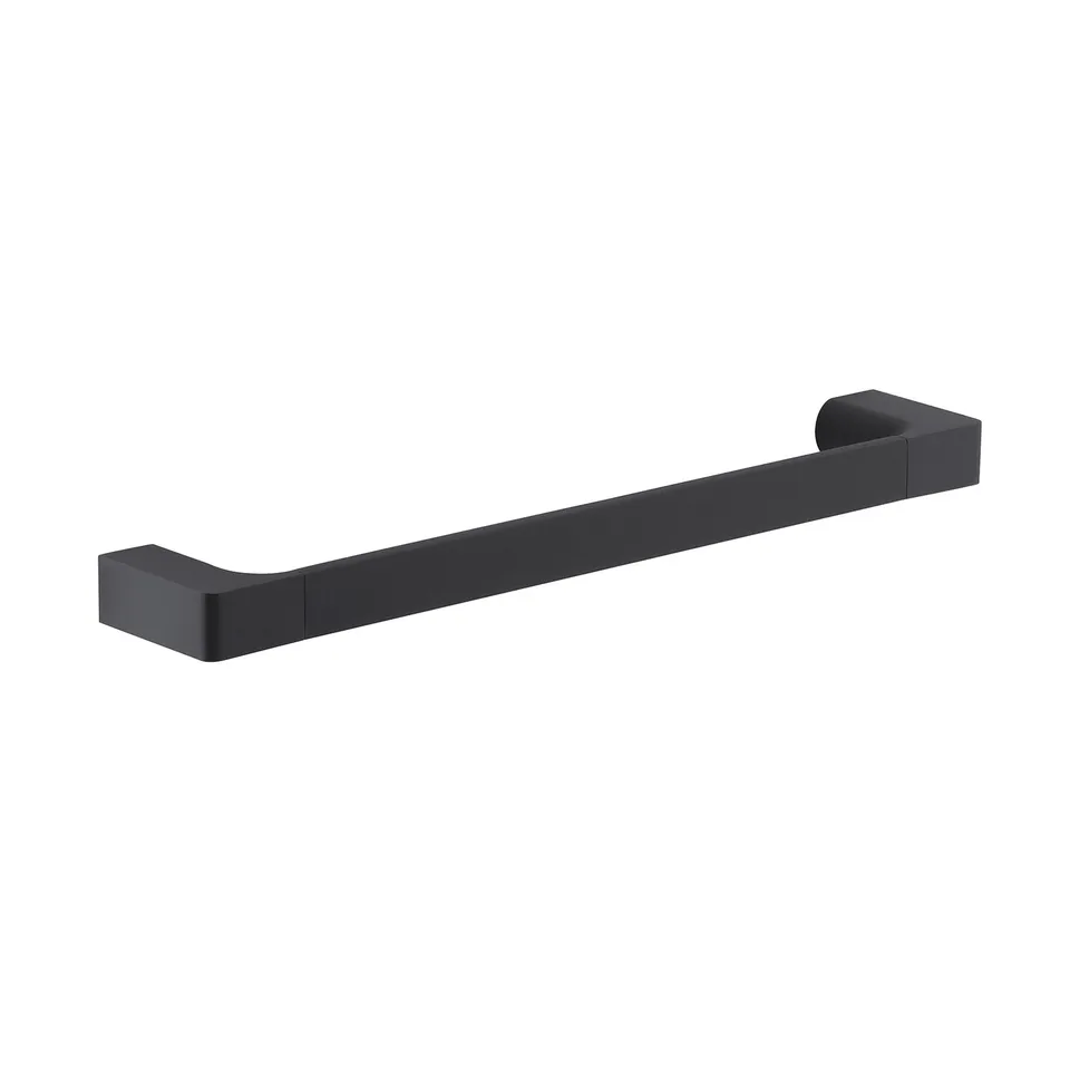 gedy-pirenei-porte-serviettes-35-cm-noir-mat-salle-de-bain image 1