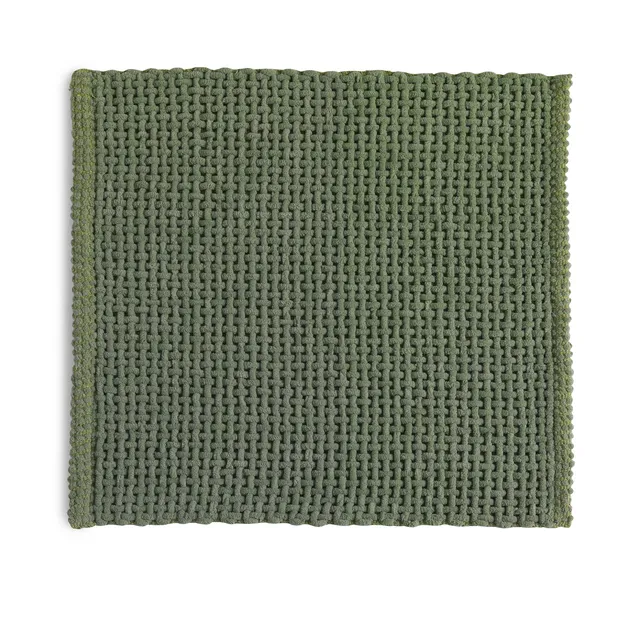 gedy-knot-tapis-de-bain-50x50-cm-vert image 1