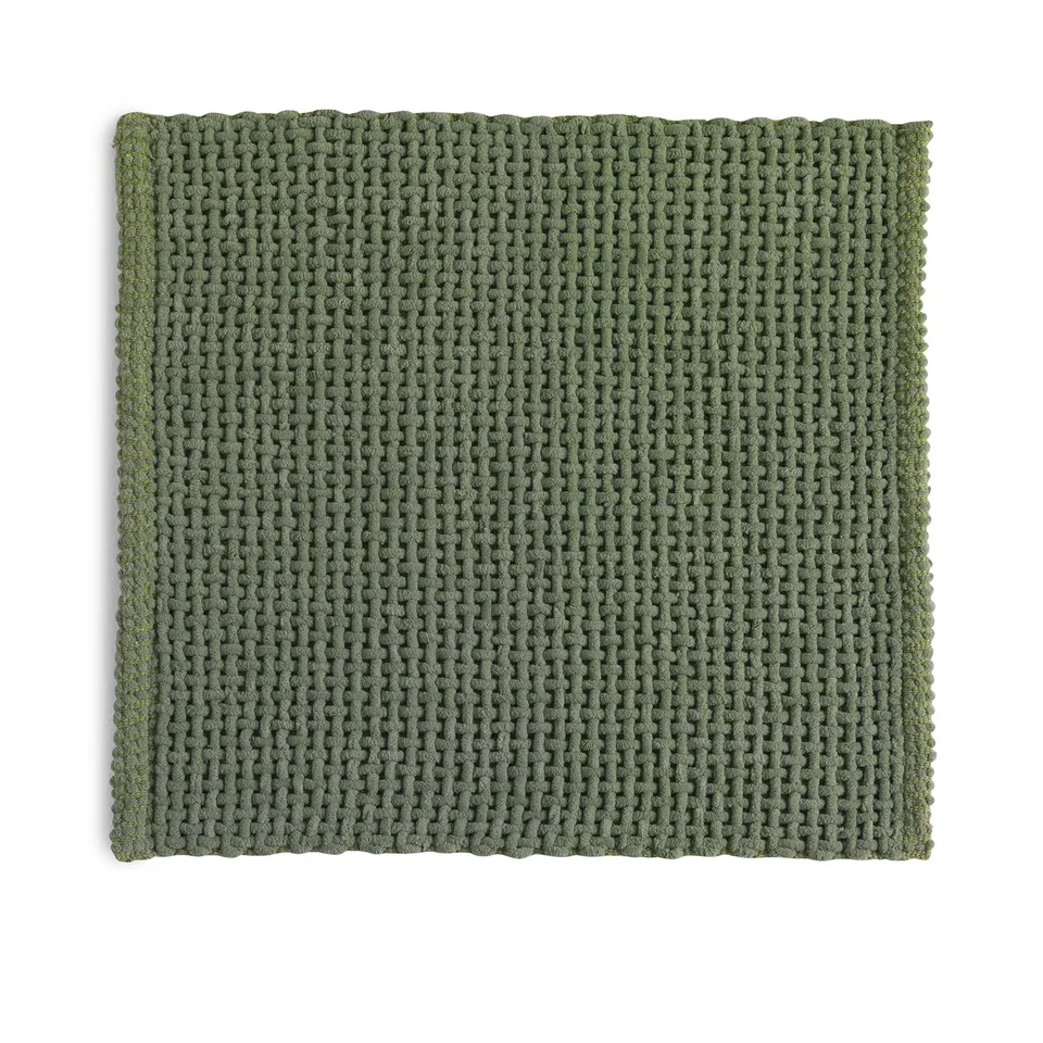 gedy-knot-tapis-de-bain-50x50-cm-vert image 1