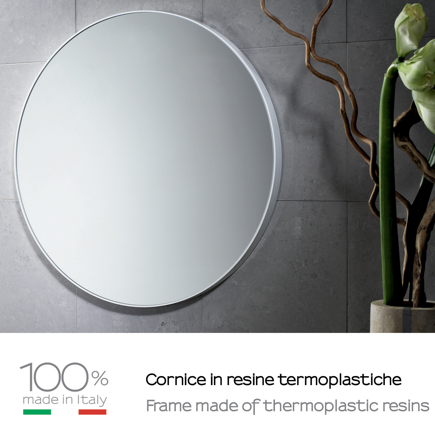 gedy-6000-miroir-rond-60-cm-cadre-blanc image 3