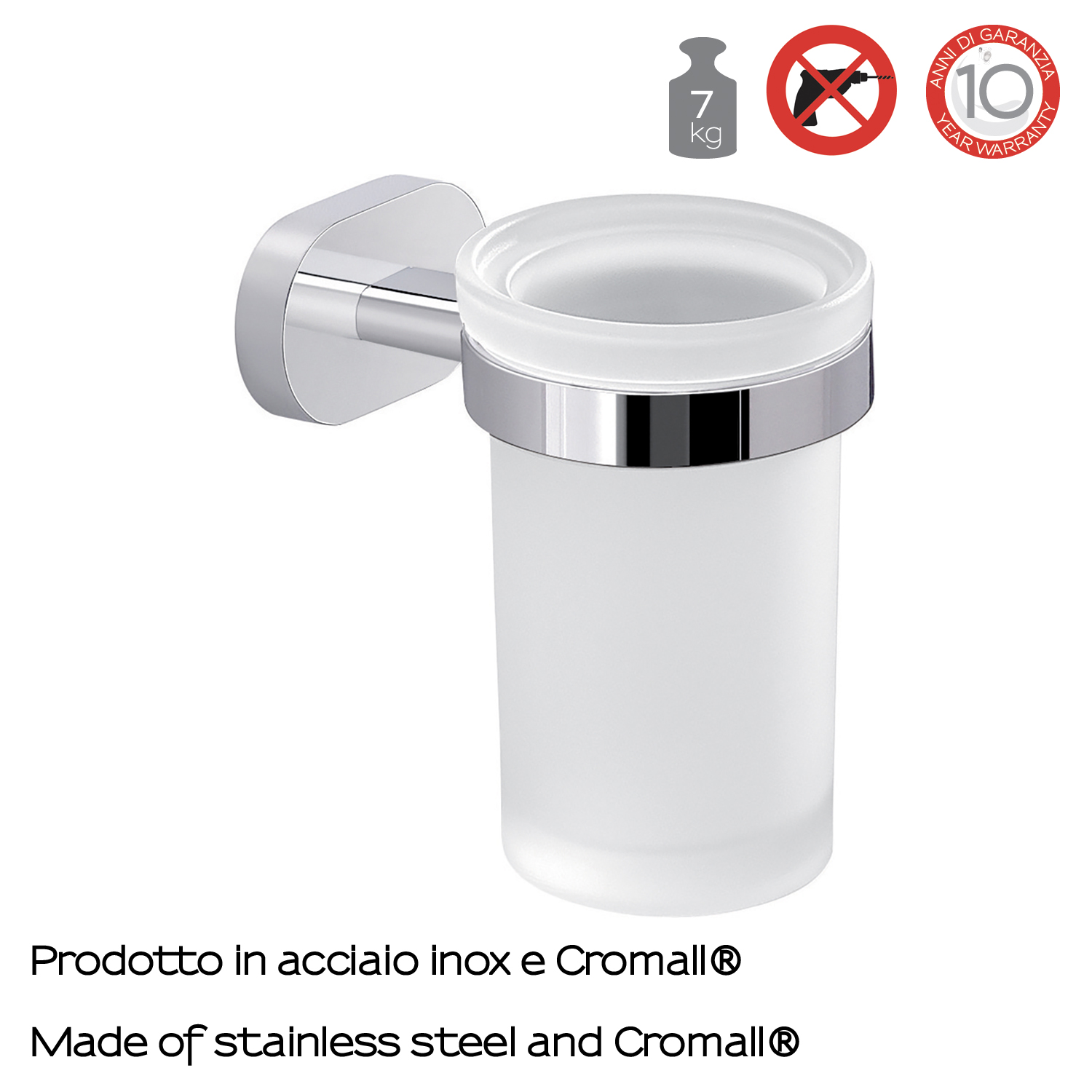 gedy-bernina-porte-brosse-dents-chrome image 3