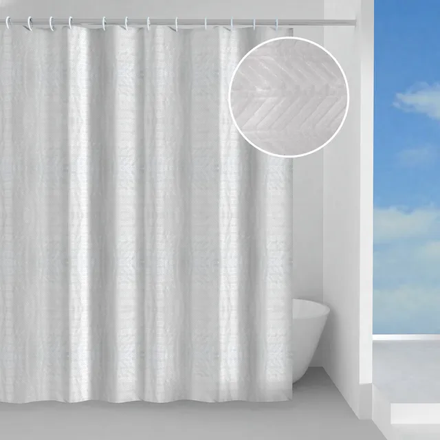 gedy-neve-rideau-de-douche-120x200-cm-blanc-imperm-able image 1