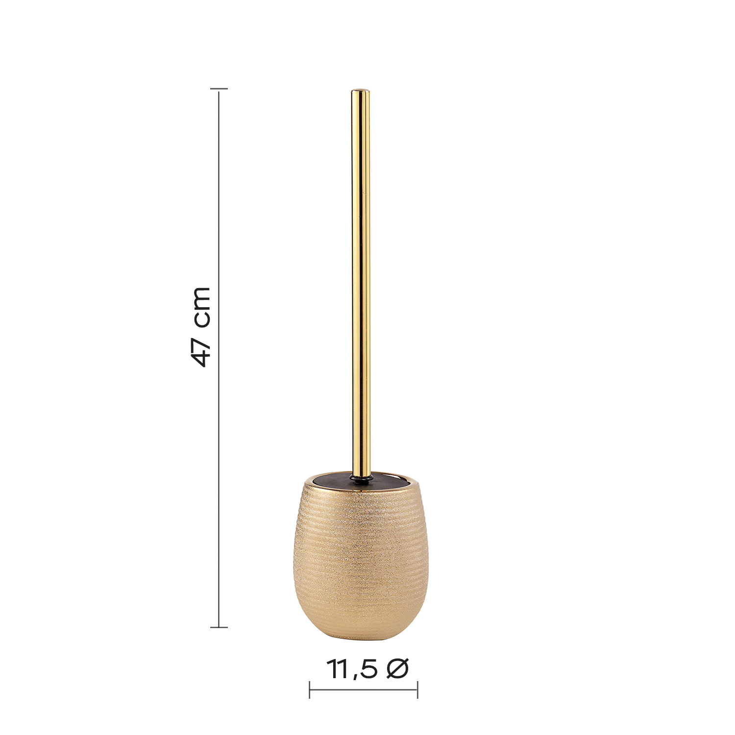 gedy-astrid-porte-brosse-wc-or image 2