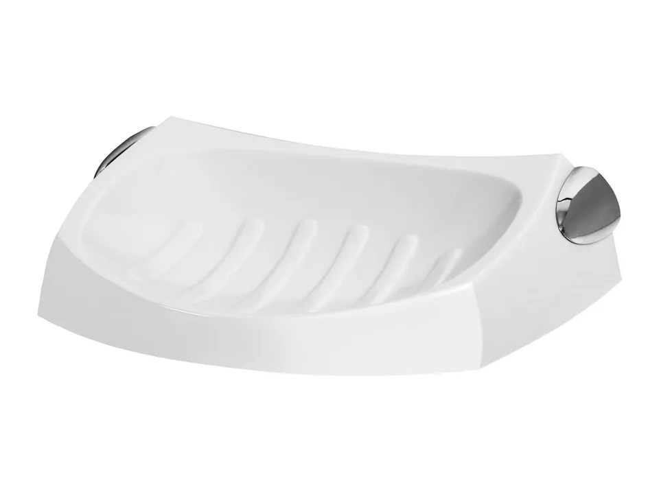 bisk-capri-porte-savon-coupelle-salle-de-bain-chrom image 1