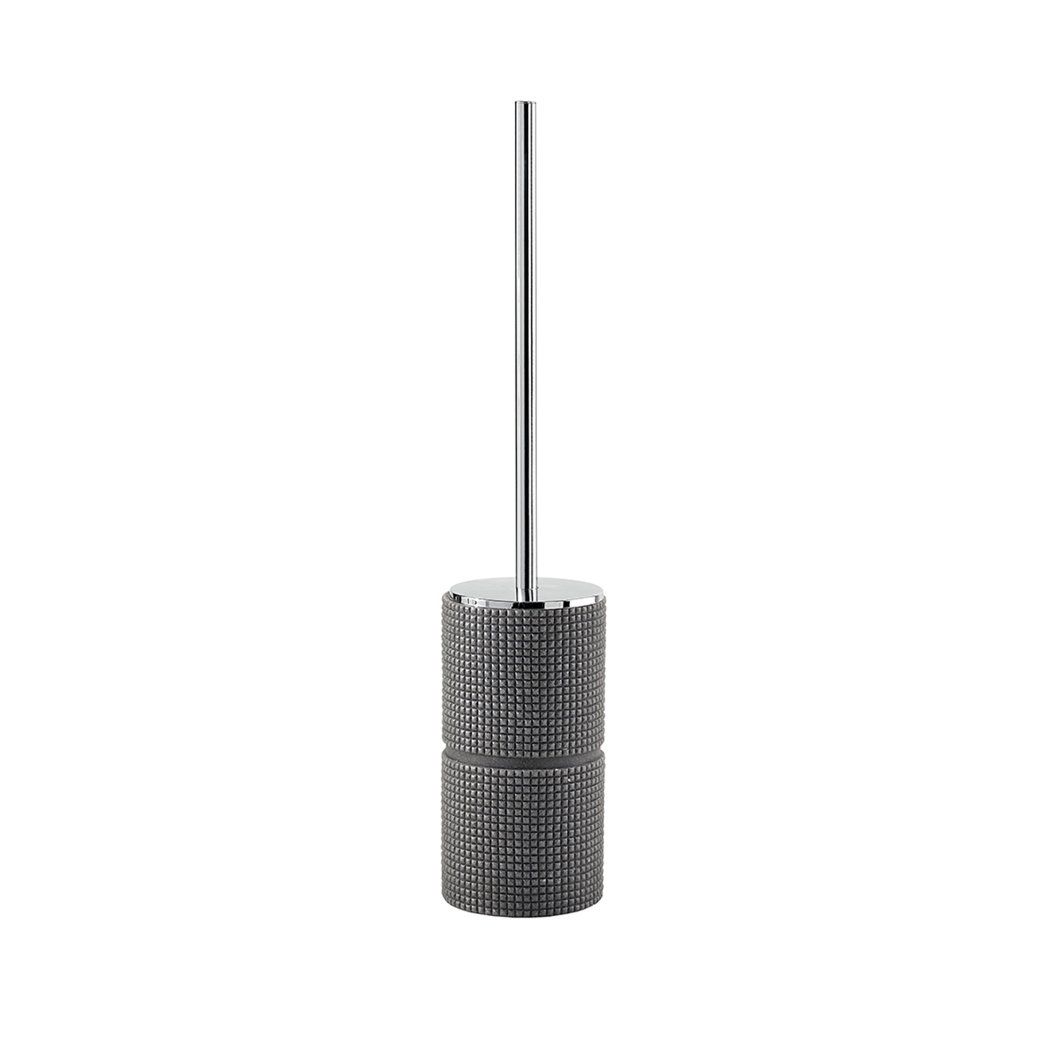gedy-petra-porte-brosse-wc-gris-poser image 1
