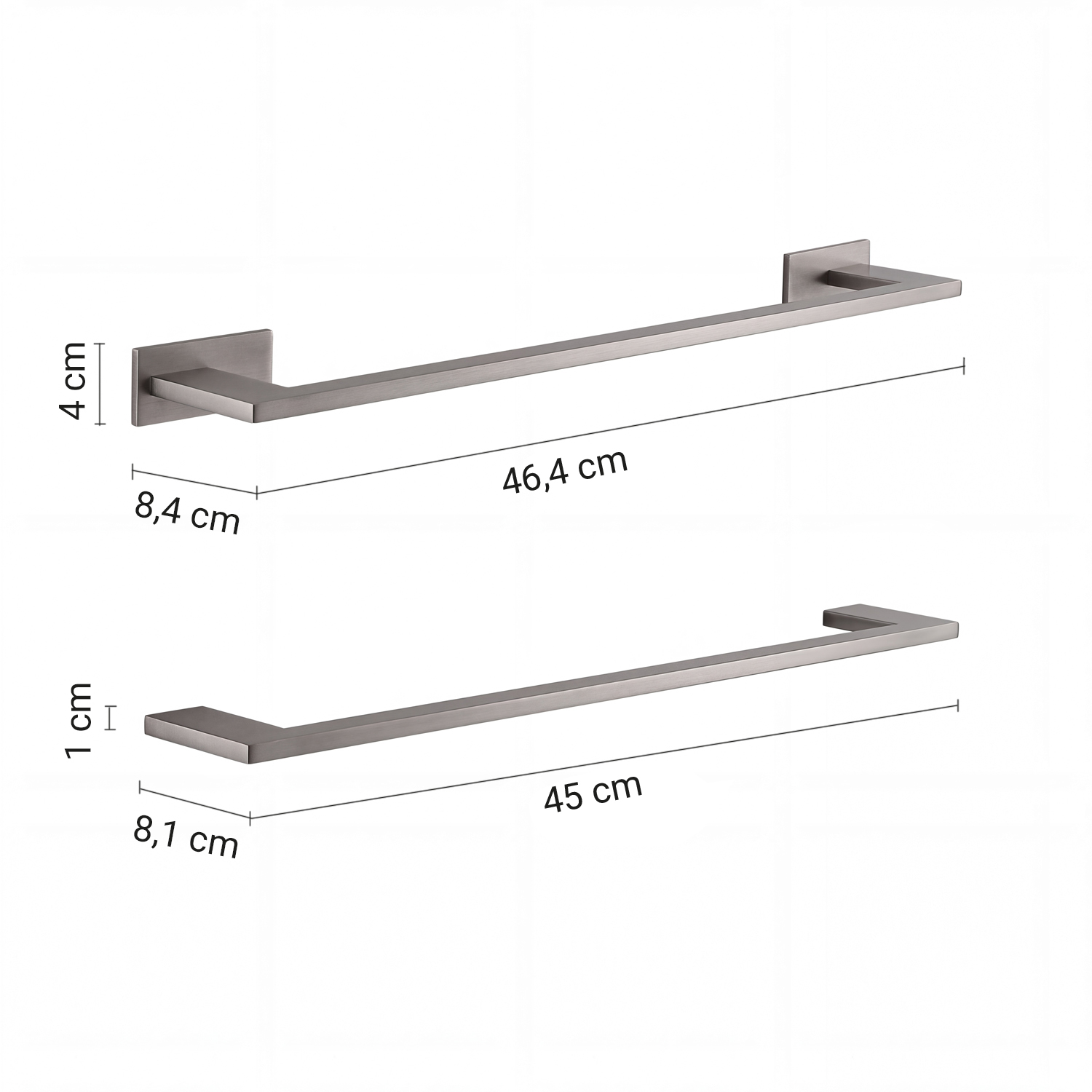 gedy-zermatt-barre-porte-serviette-45-cm-bross image 4