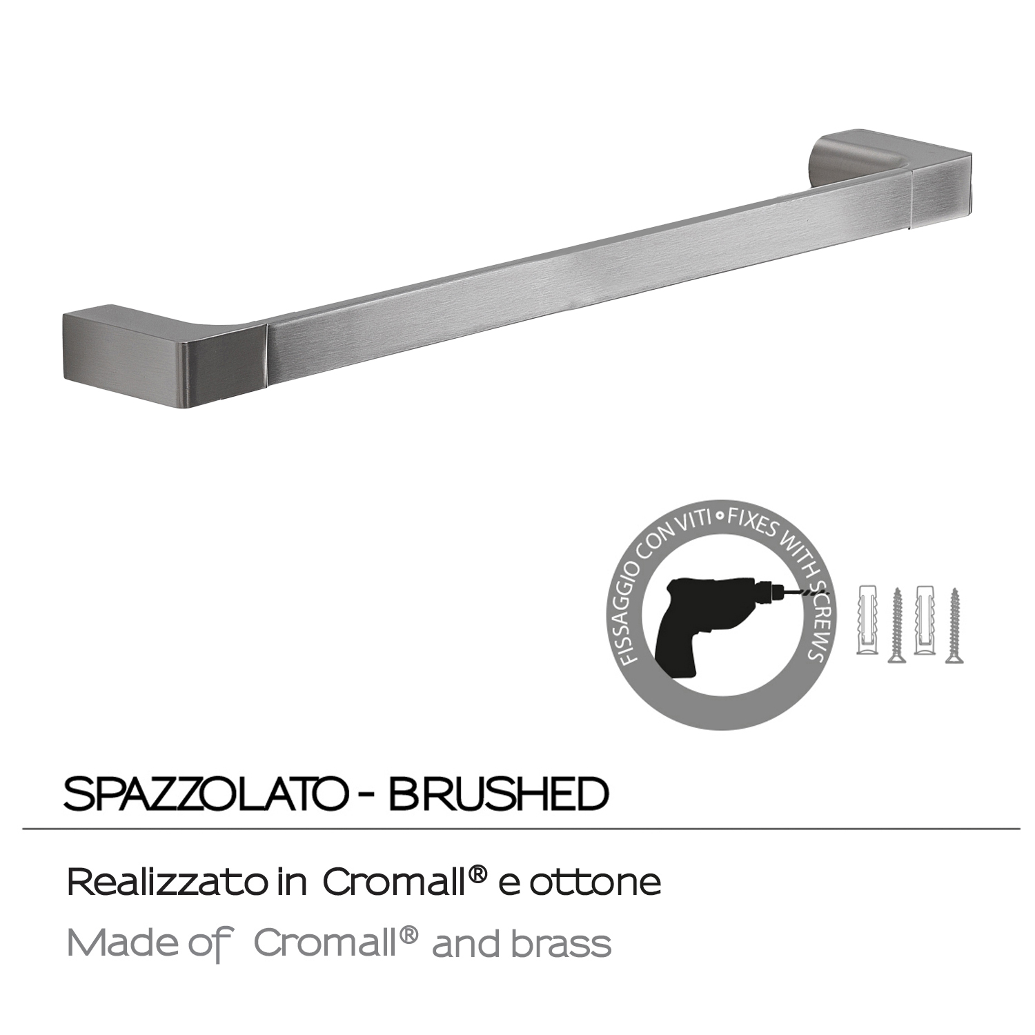 gedy-pirenei-porte-serviettes-45-cm-nickel-bross image 3