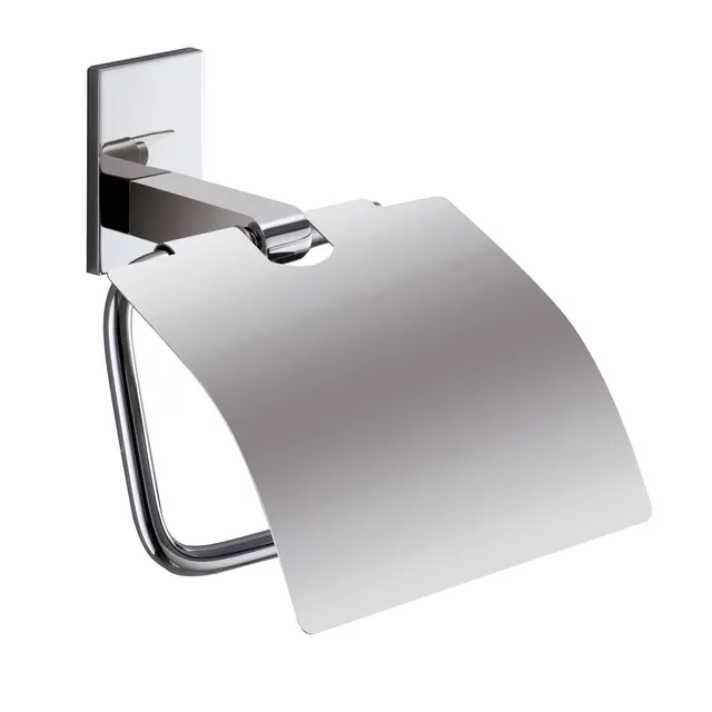 gedy-sparrow-porte-rouleau-avec-couvercle-chrome image 1