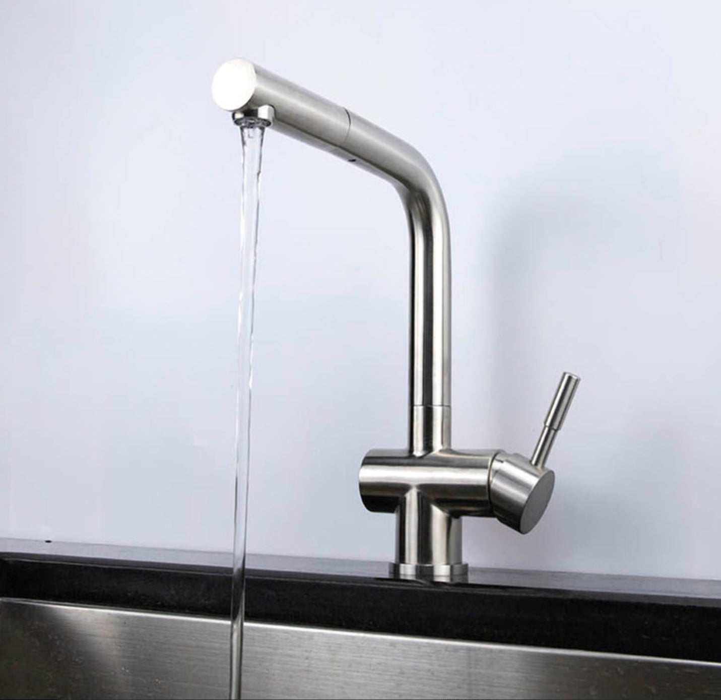 hudor-rymanthe-mitigeur-cuisine-nickel-douchette image 4