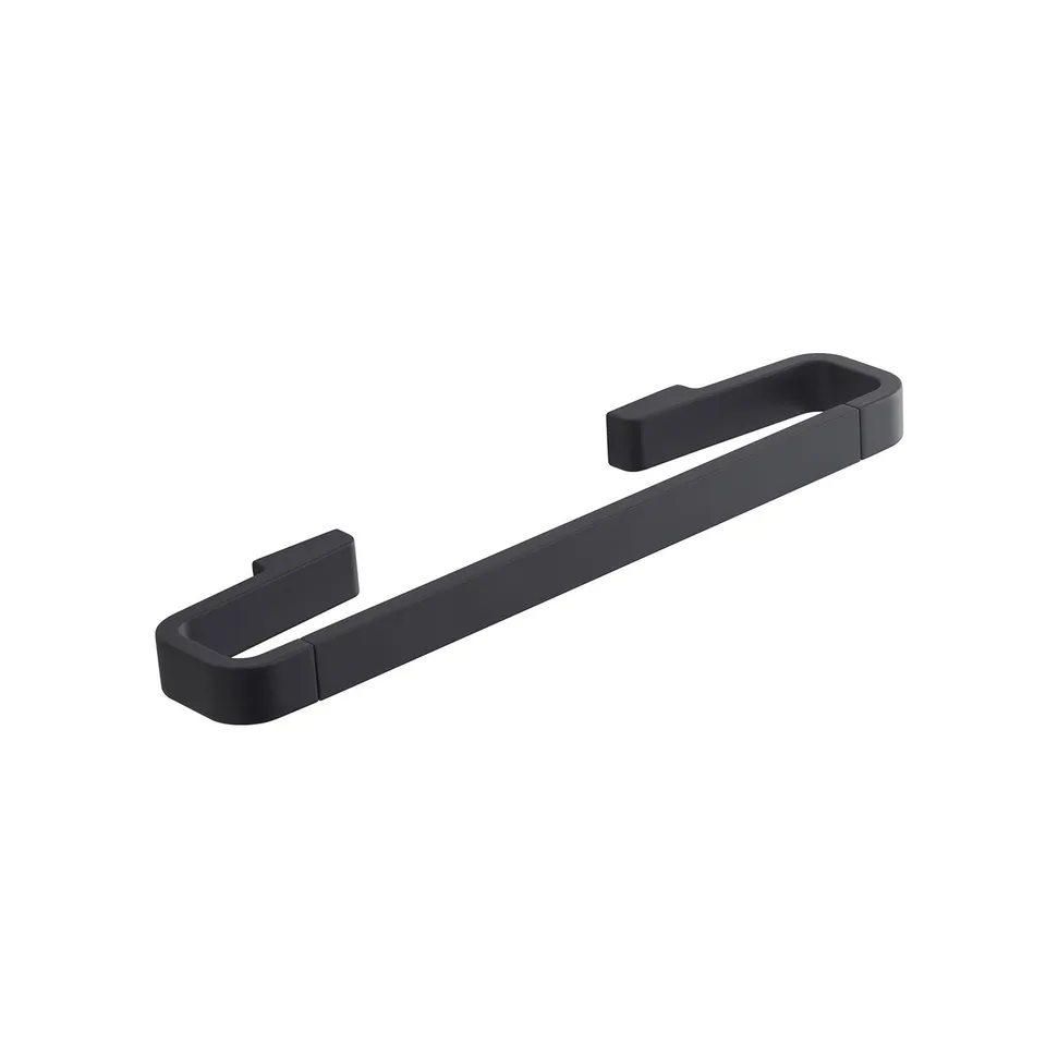 gedy-samoa-porte-serviette-30-cm-noir-mat-mural image 1