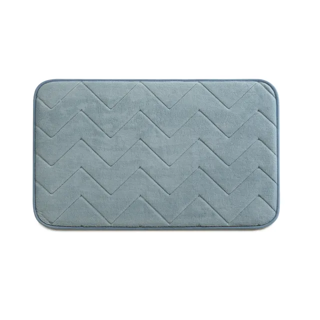 gedy-mousse-tapis-de-bain-50x80-bleu-clair-m-moire image 1
