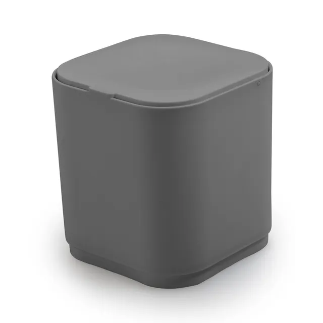 gedy-seventy-mini-poubelle-de-table-1-2-l-grise image 1