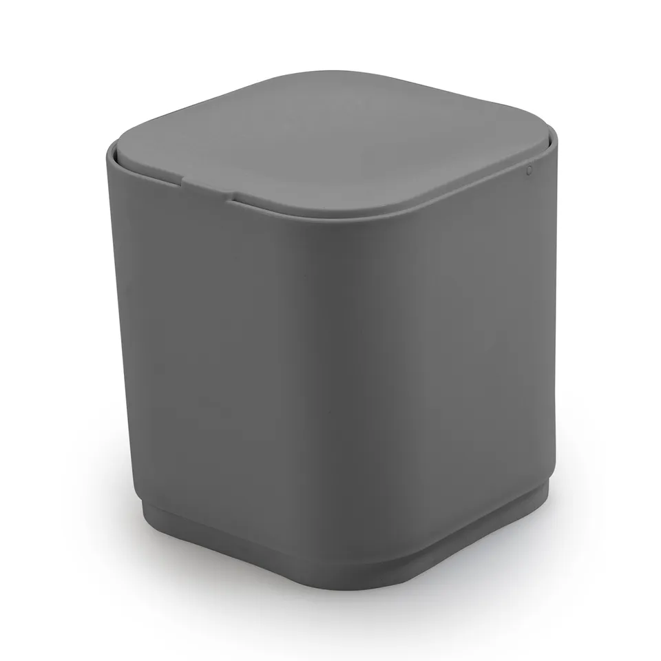gedy-seventy-mini-poubelle-de-table-1-2-l-grise image 1