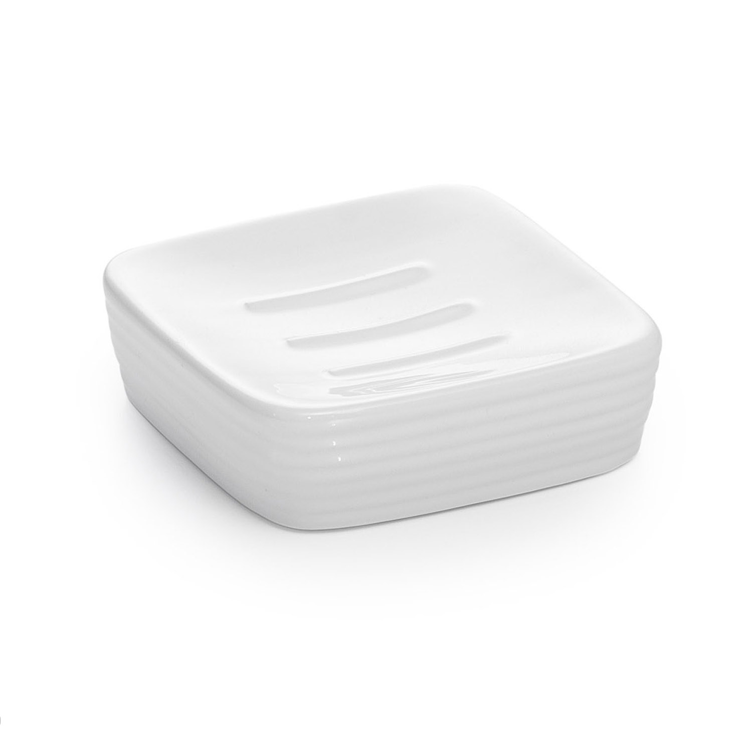 gedy-kelly-porte-savon-blanc-poser image 1