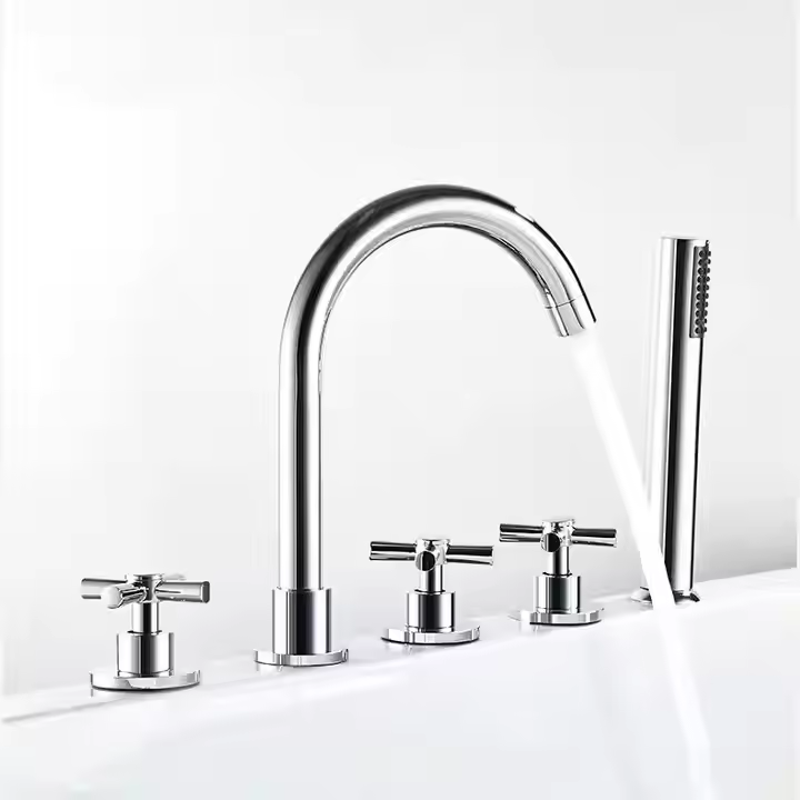 hudor-rymanthe-0109-robinet-baignoire-chrom-douchette image 5