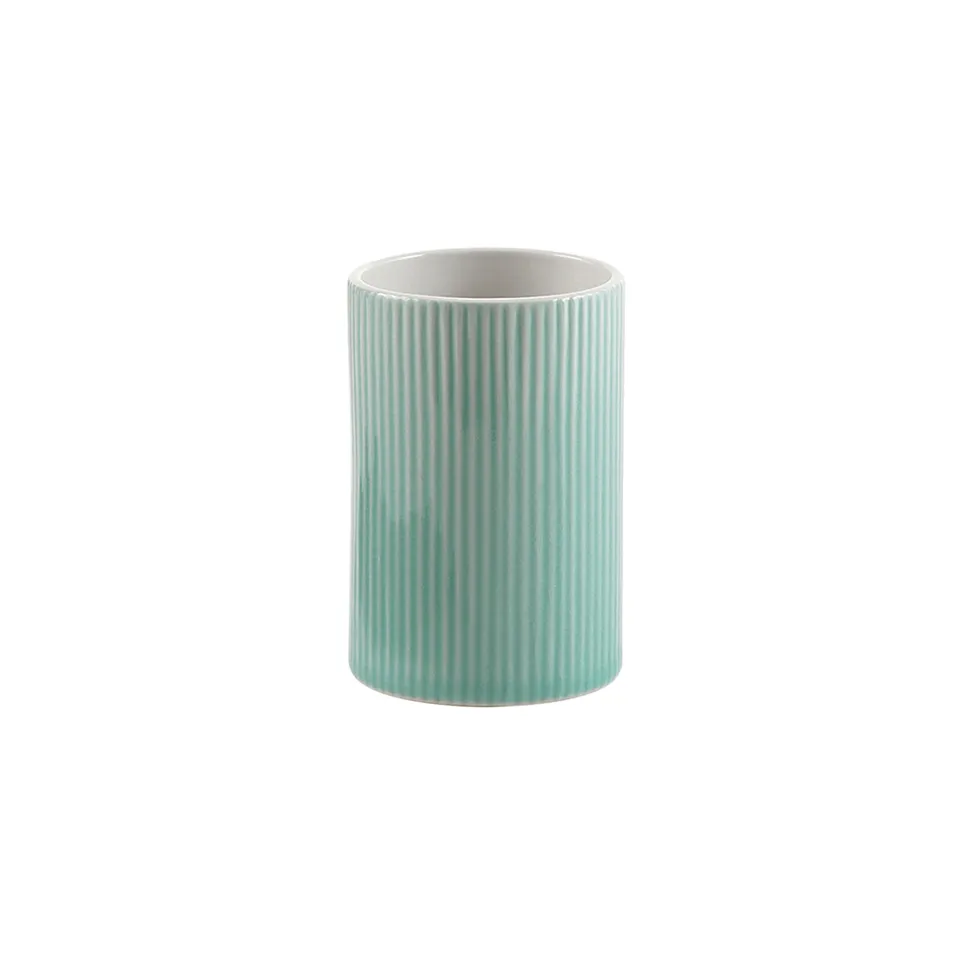 gedy-sabina-porte-brosse-dents-aigue-marine-poser image 1