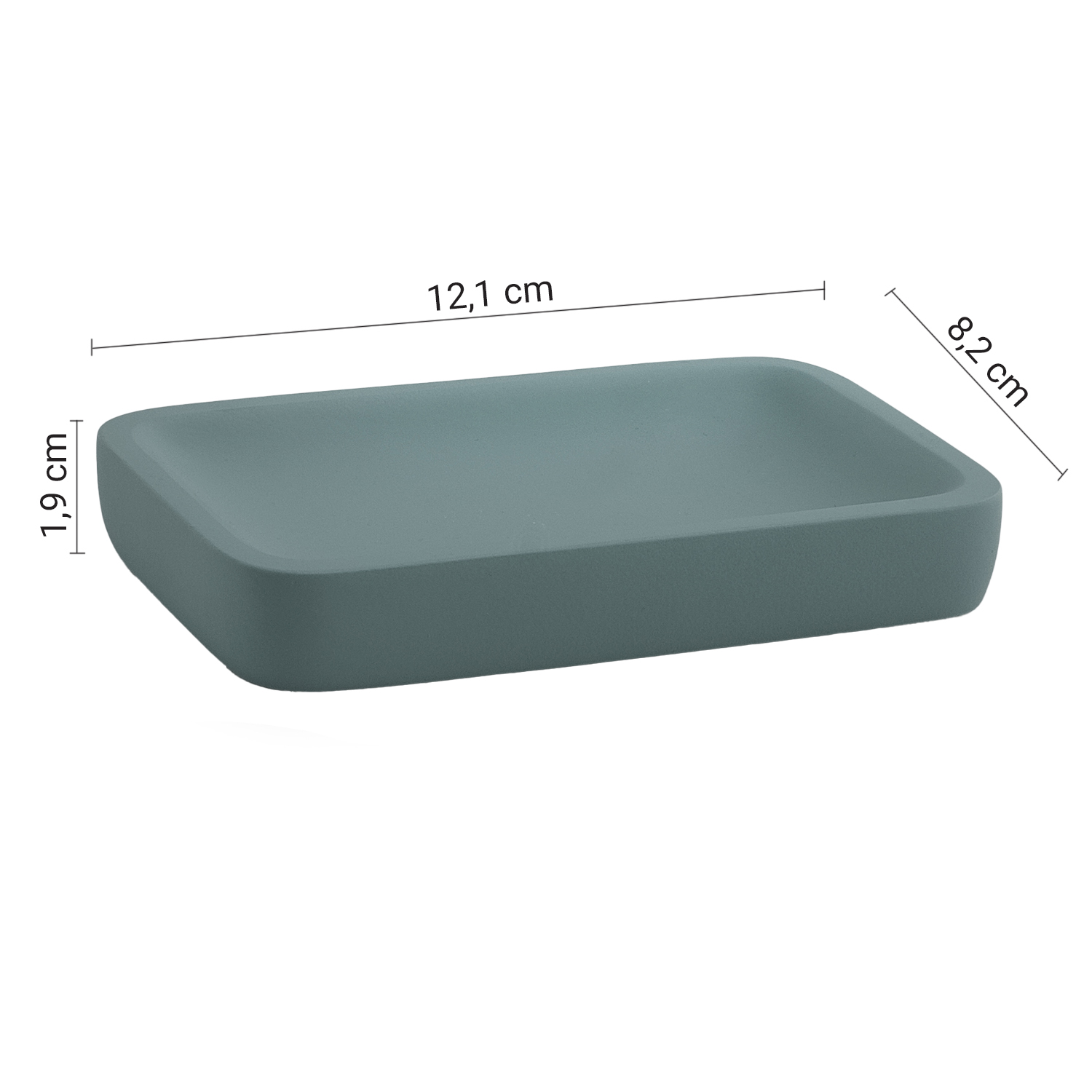 gedy-ylenia-porte-savon-bleu-poudre-mat-poser image 2