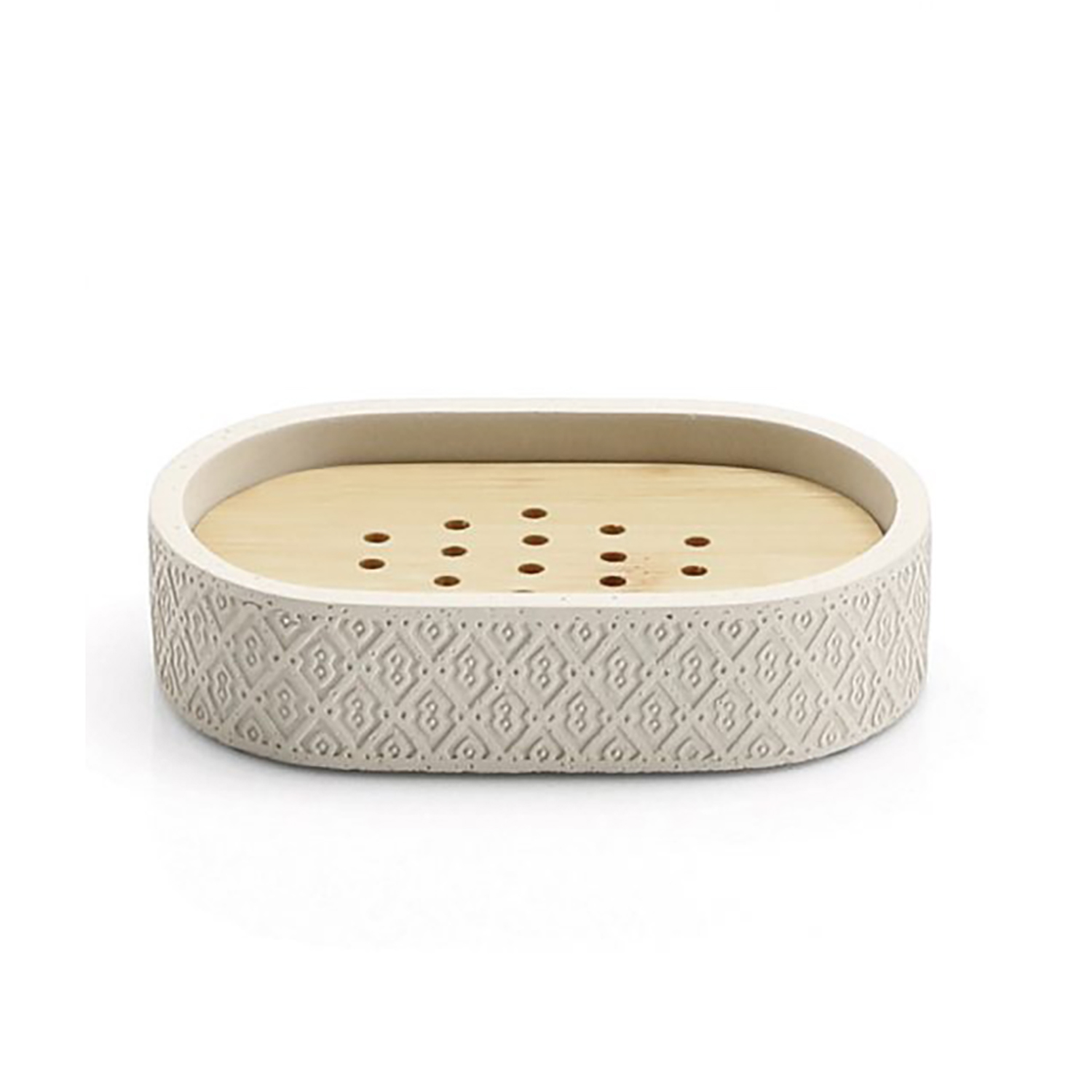 gedy-bamboom-afrodite-porte-savon-gris image 1