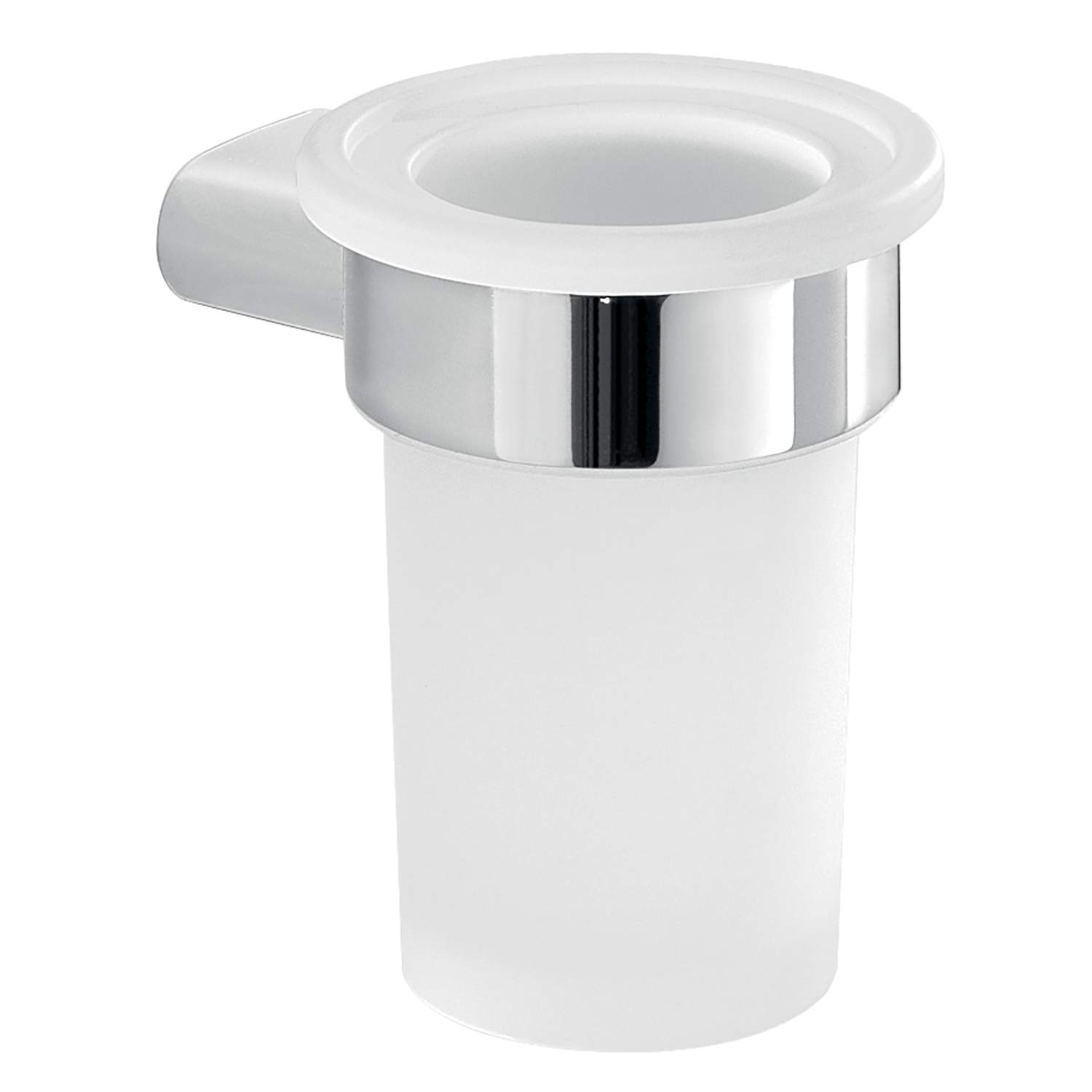 gedy-azzorre-gobelet-porte-brosse-dents-chrome-poser image 1