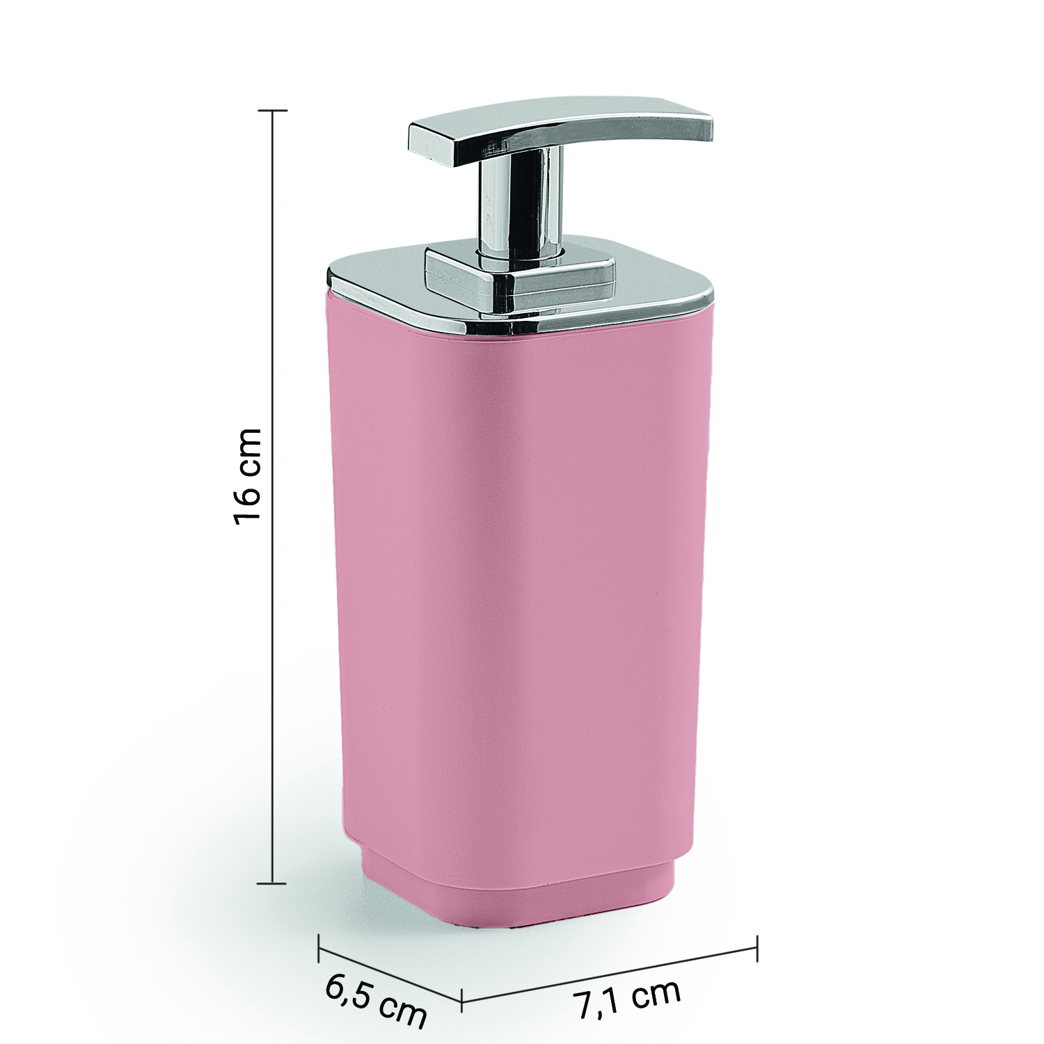 gedy-seventy-distributeur-savon-rose-mat image 2