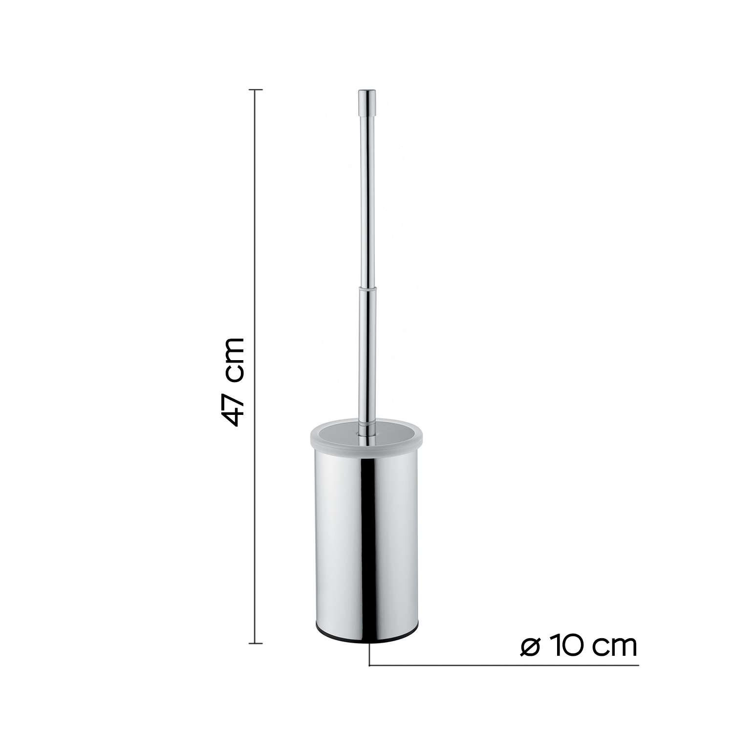 gedy-canarie-porte-brosse-wc-chrome image 2