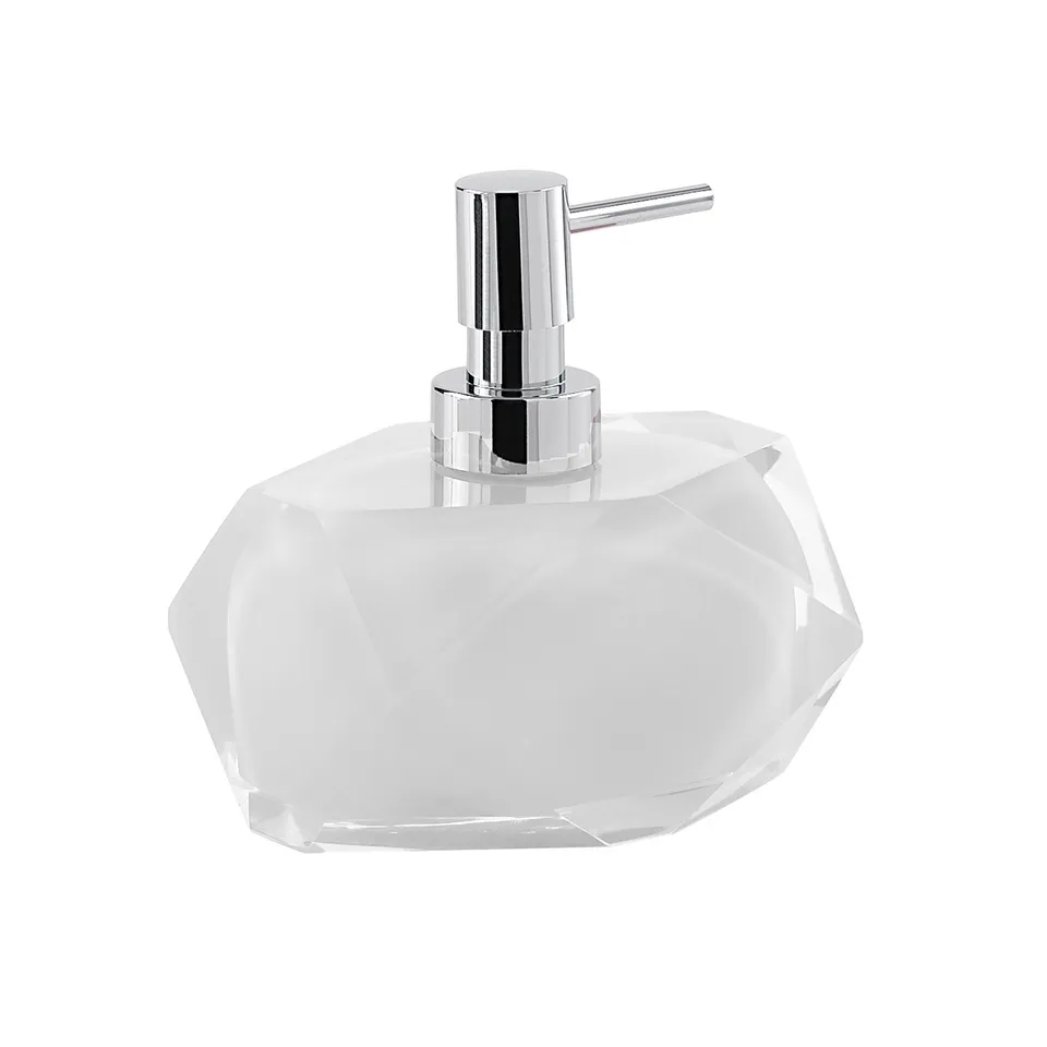 gedy-chanelle-distributeur-de-savon-blanc-poser image 1
