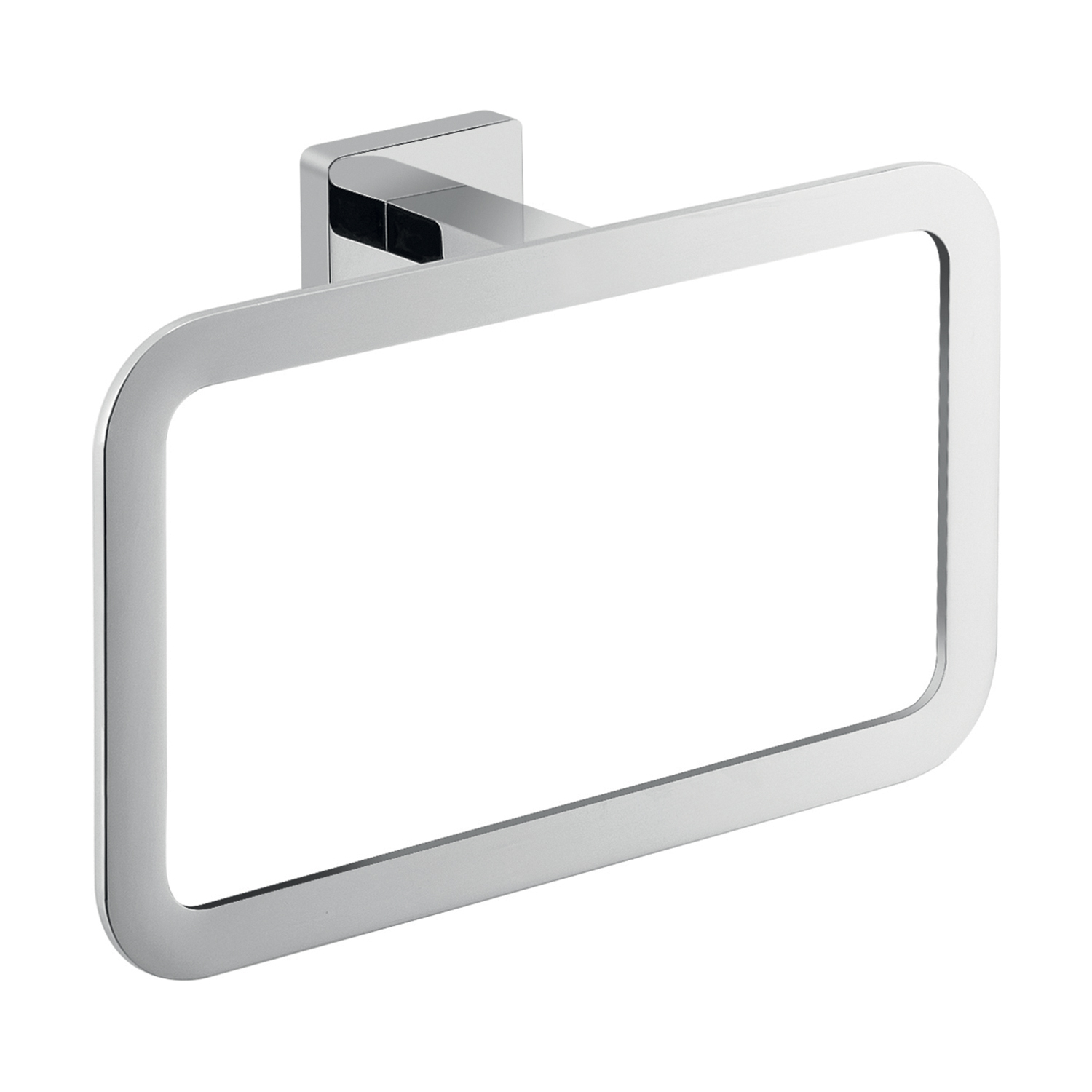 gedy-atena-anneau-porte-serviette-chrome-mural image 1