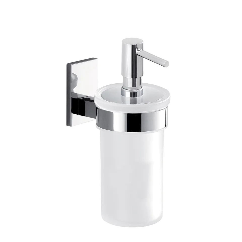 gedy-maine-distributeur-de-savon-mural-chrome image 1
