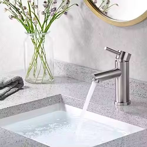 hudor-eas-robinet-lavabo-sur-plage-nickel-bross-laiton image 4