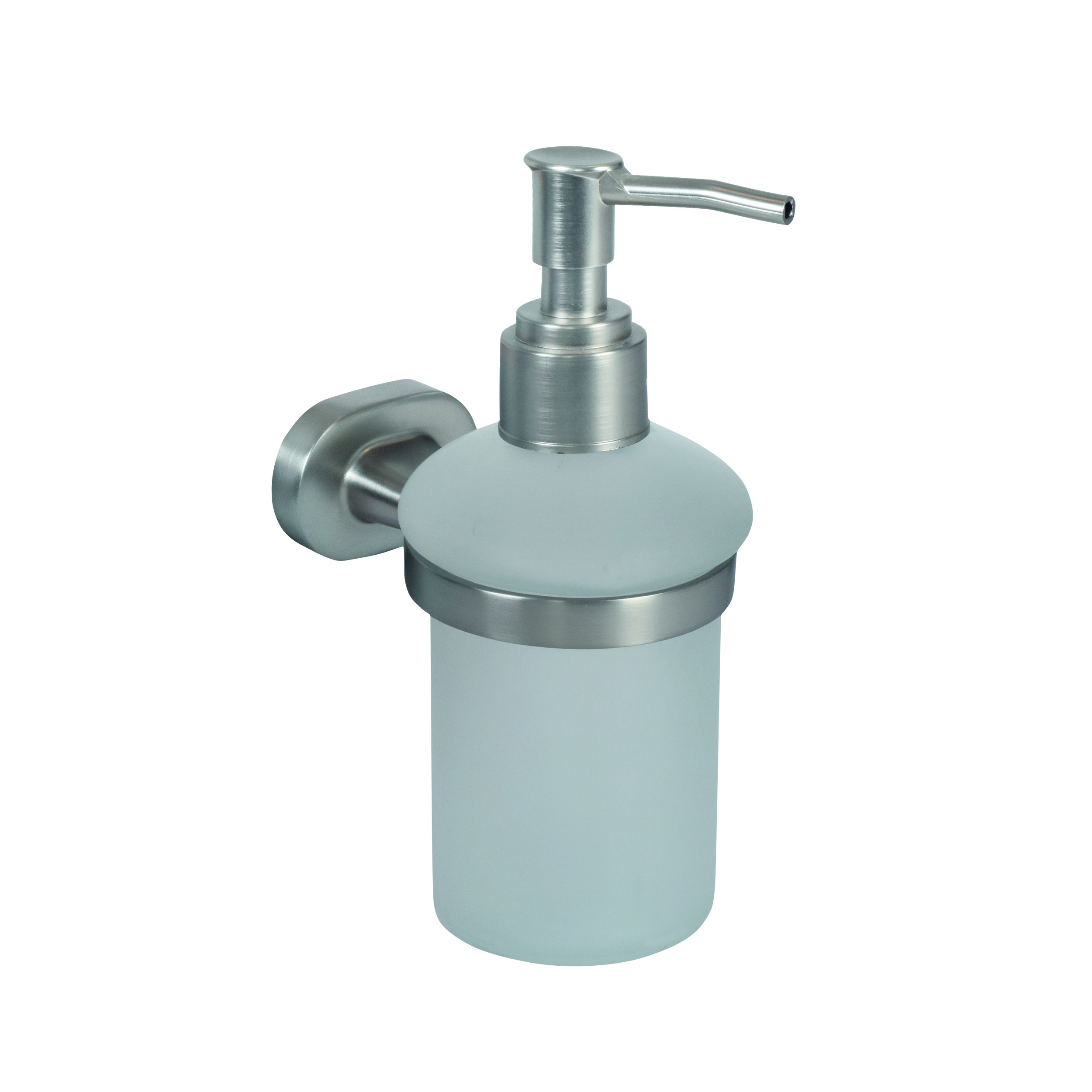 bisk-go-distributeur-savon-liquide-nickel-satin image 1