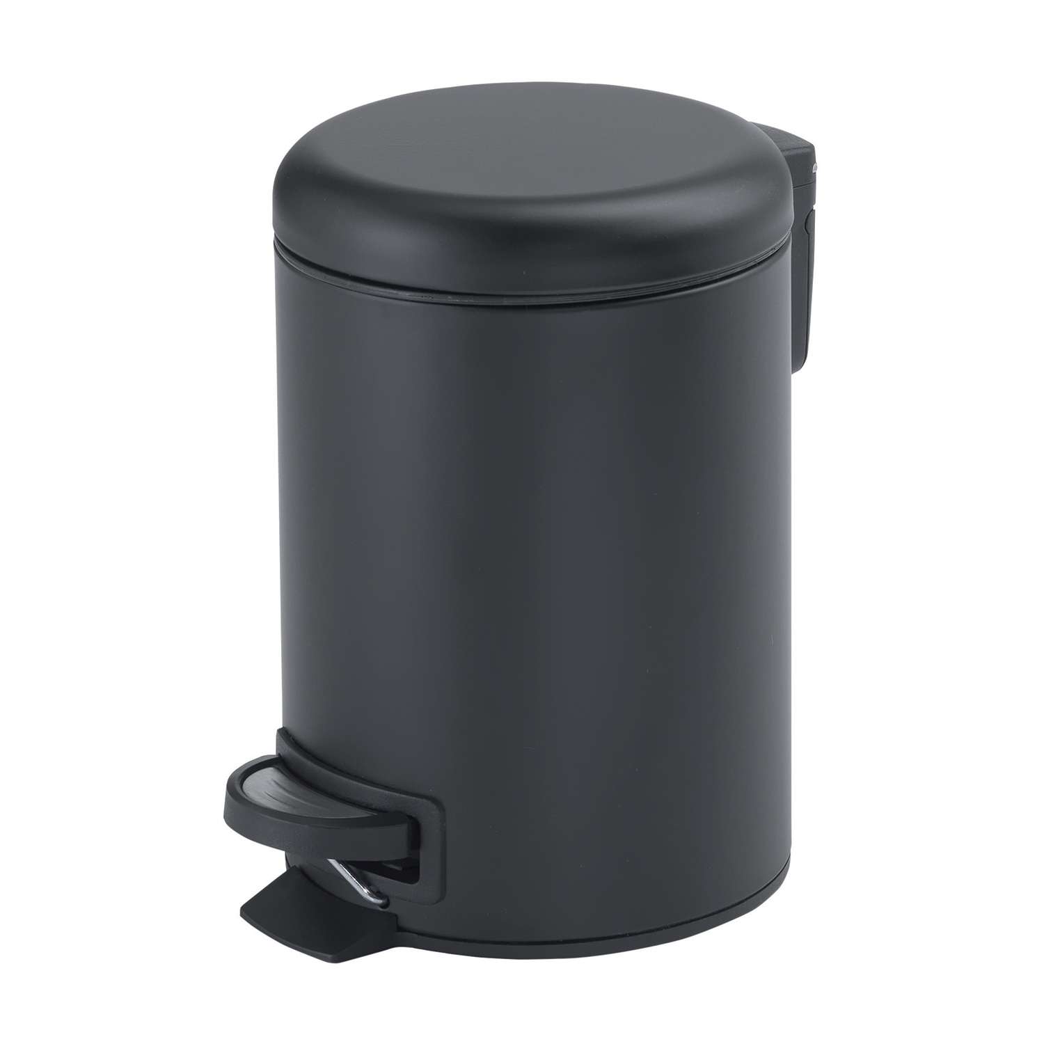 gedy-potty-poubelle-noir-mat-salle-de-bain image 1