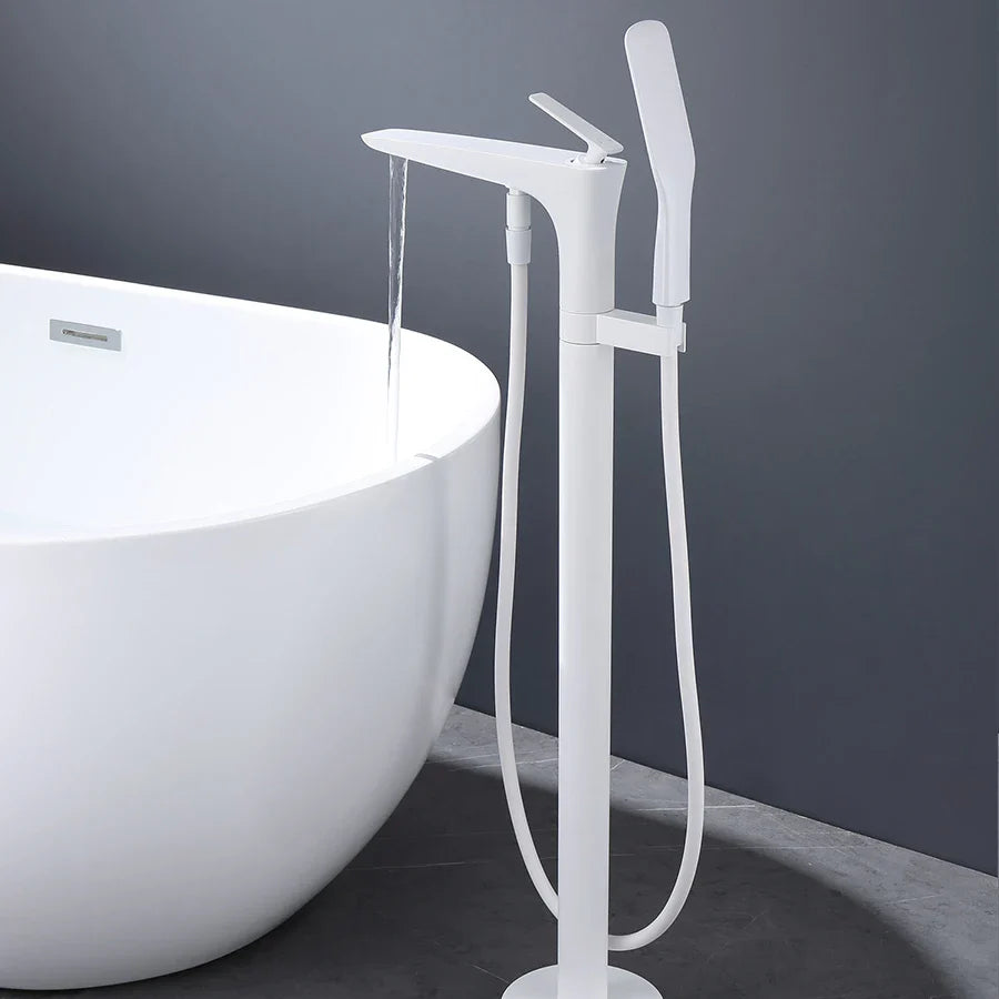hudor-scamandre-003-robinet-baignoire-au-sol-blanc-mat image 3