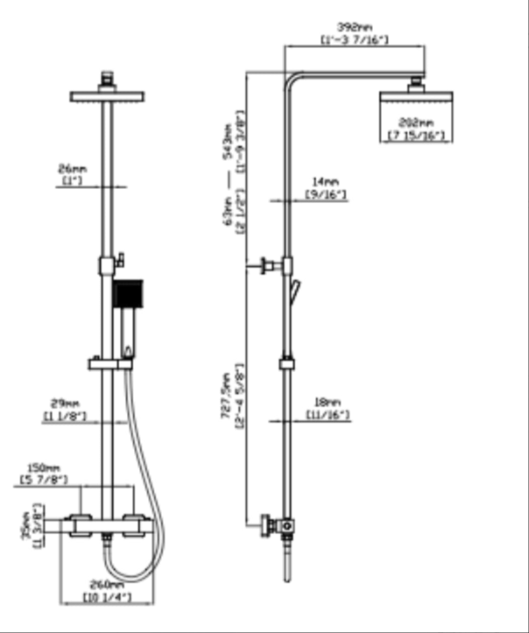 hudor-p-n-e-sc428-colonne-douche-or-rose-thermostatique image 4