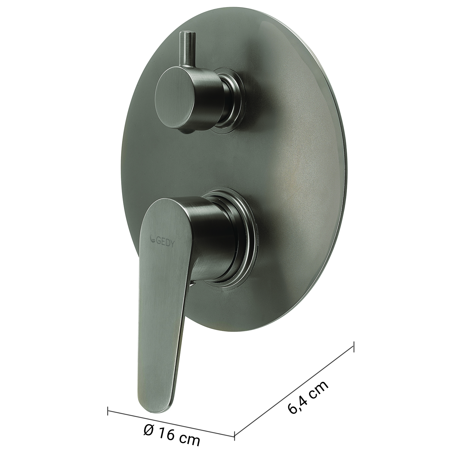gedy-como-mitigeur-douche-encastr-gun-metal-inverseur image 2