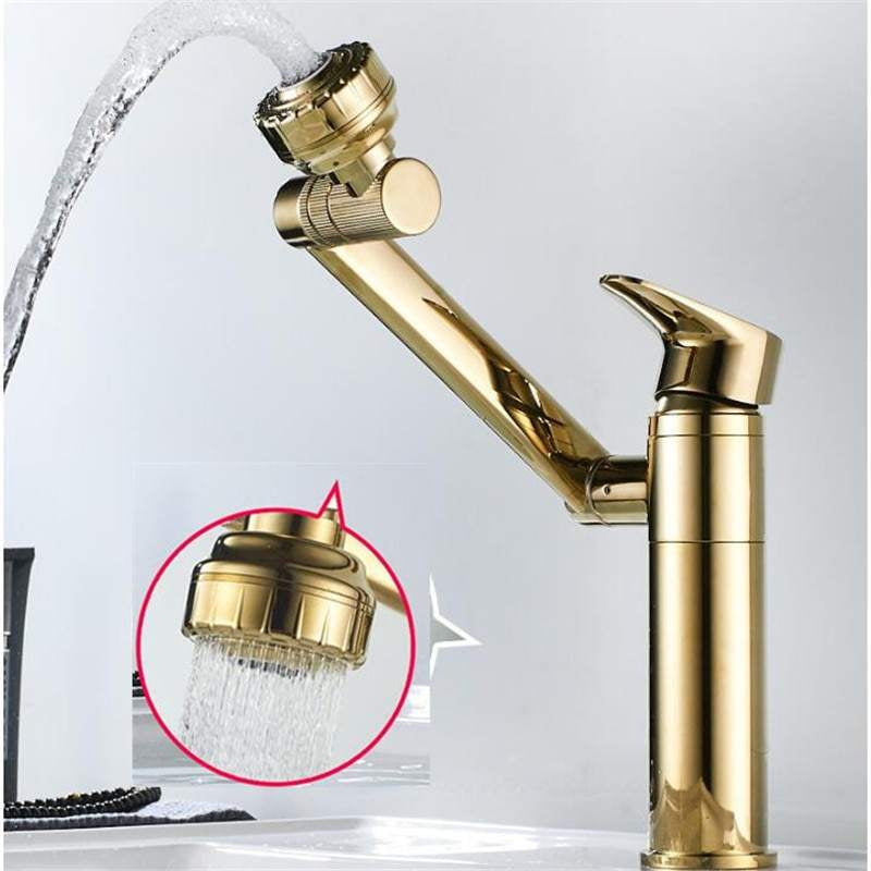 hudor-scamandre-robinet-lavabo-dor-bross-t-te-modulable image 3